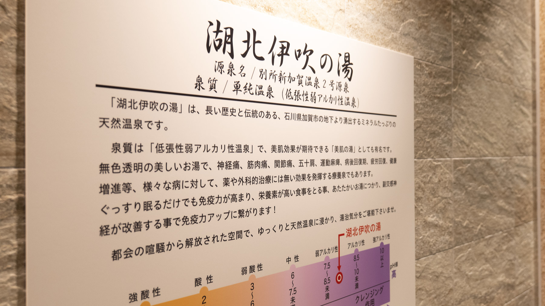 天然温泉「湖北伊吹の湯」(男女別)