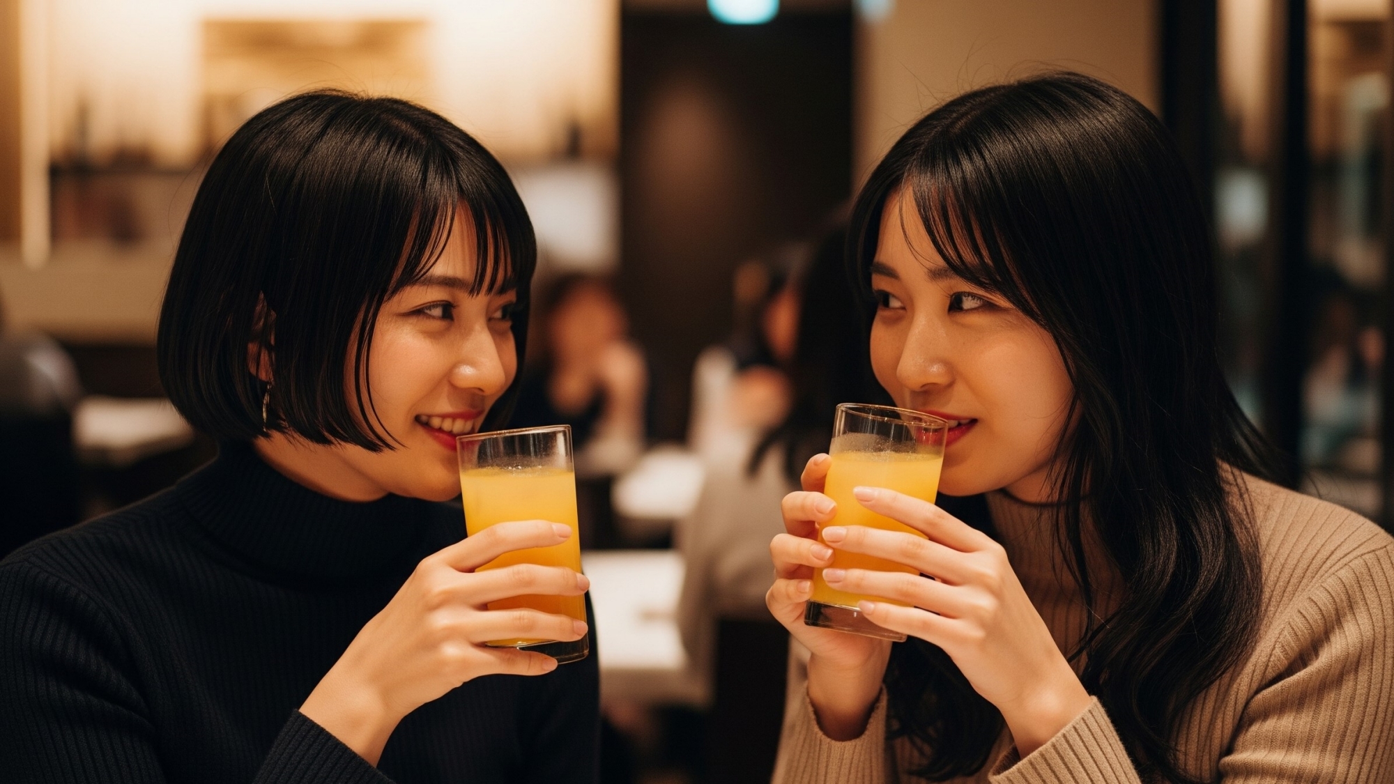 おしゃれな空間で、友達と語らう時間も素敵に