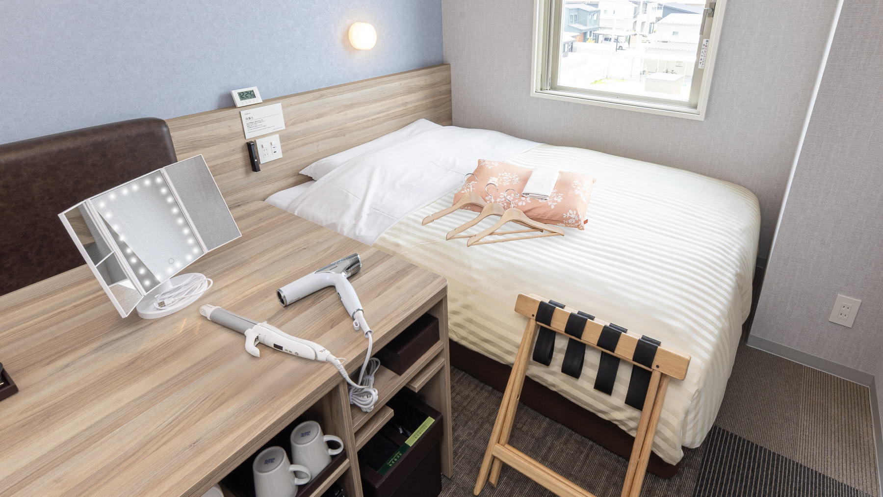 女性限定のお部屋,ベッドサイズ150㎝幅