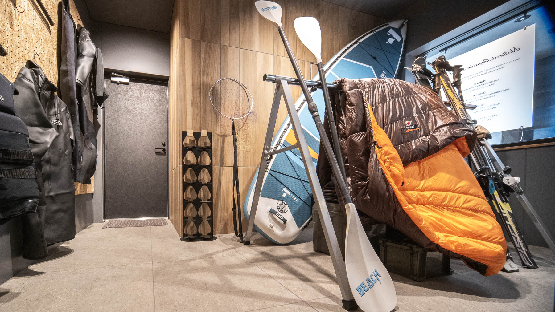 アクティビティ用品も無料でお預け頂けます