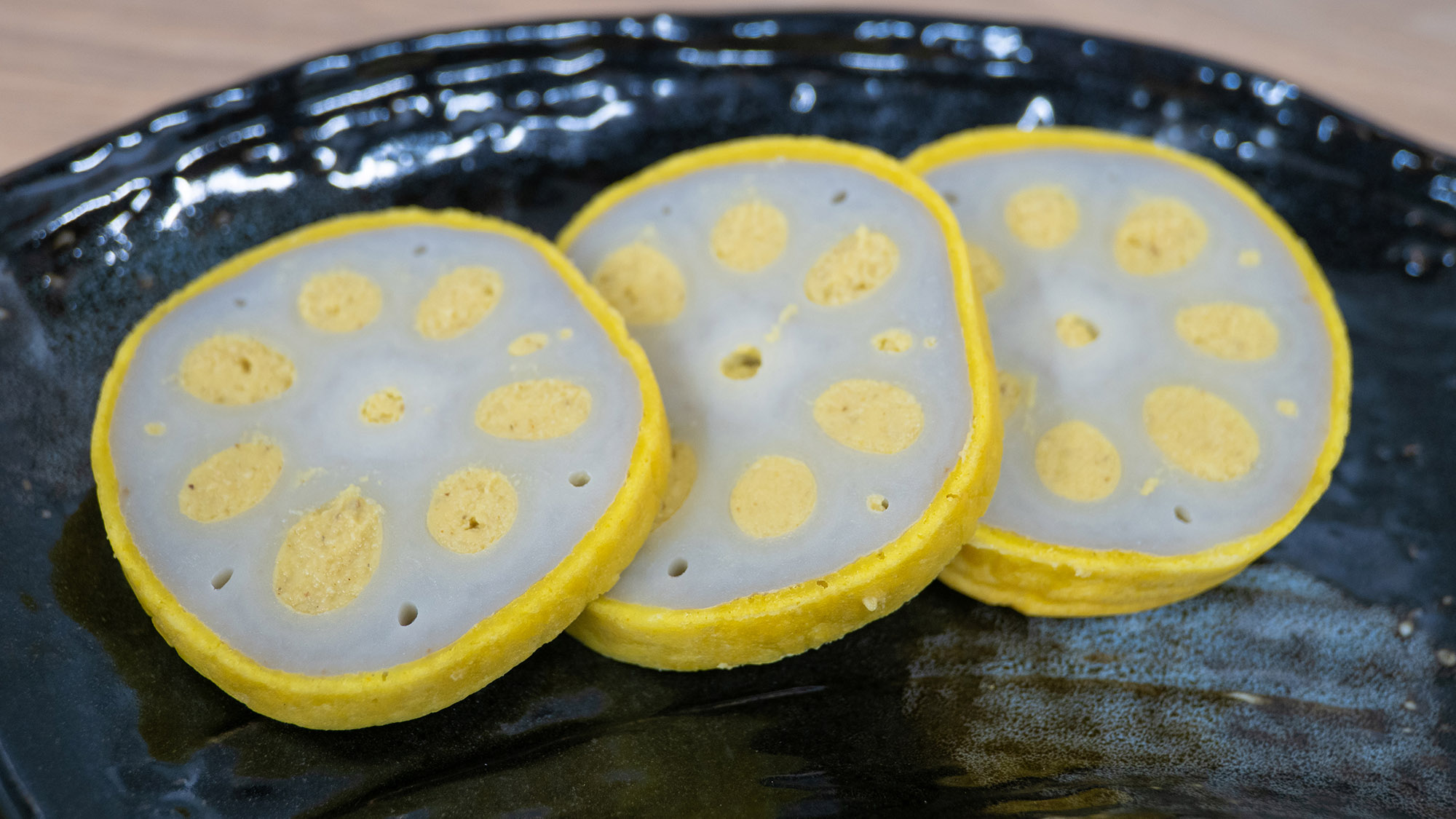 夕食（有料定食）辛子レンコン