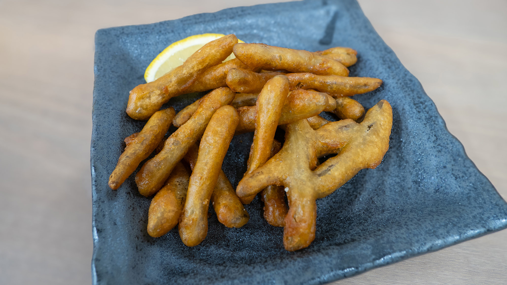 夕食（有料定食）ごぼうフライ