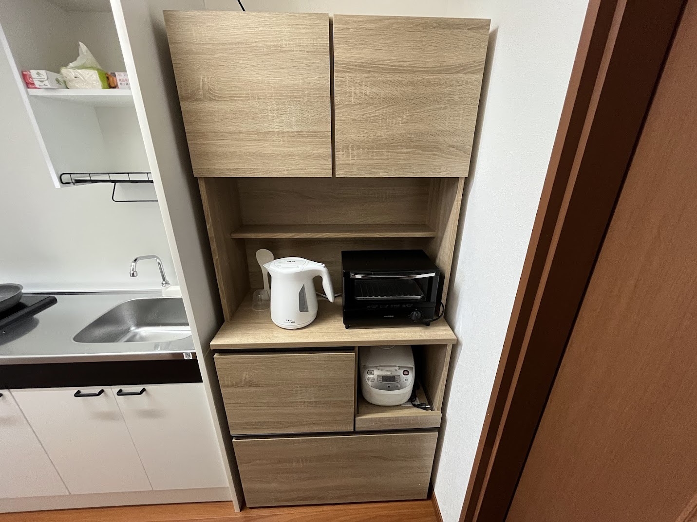 【2025年春開業】家具付き 1Kルームシングル  1〜3泊プラン【スマホでチェックイン手続】