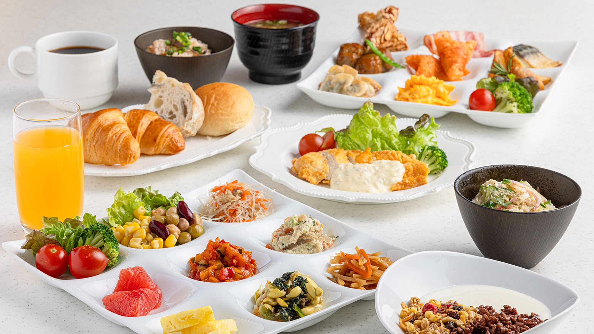 朝食ブュッフェ