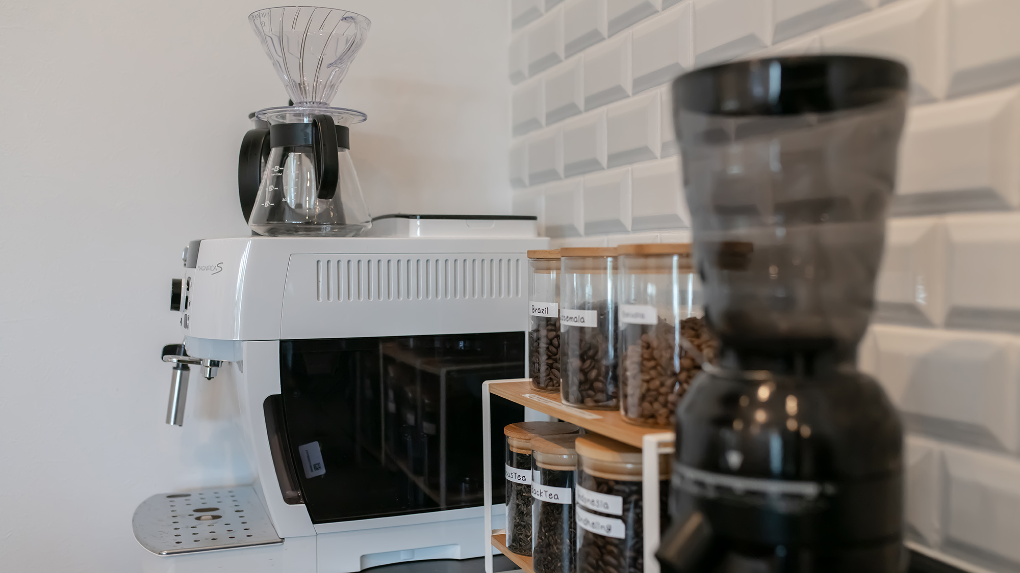 ・【キッチン】コンシェルジュのハンドドリップコーヒーのウェルカムドリンクをご用意しております