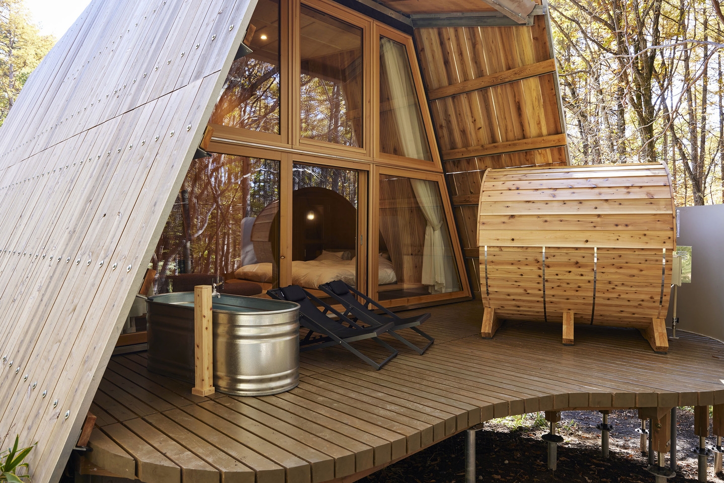 プライベートサウナ付き｜雄大な自然と共に過ごす貸切キャビン