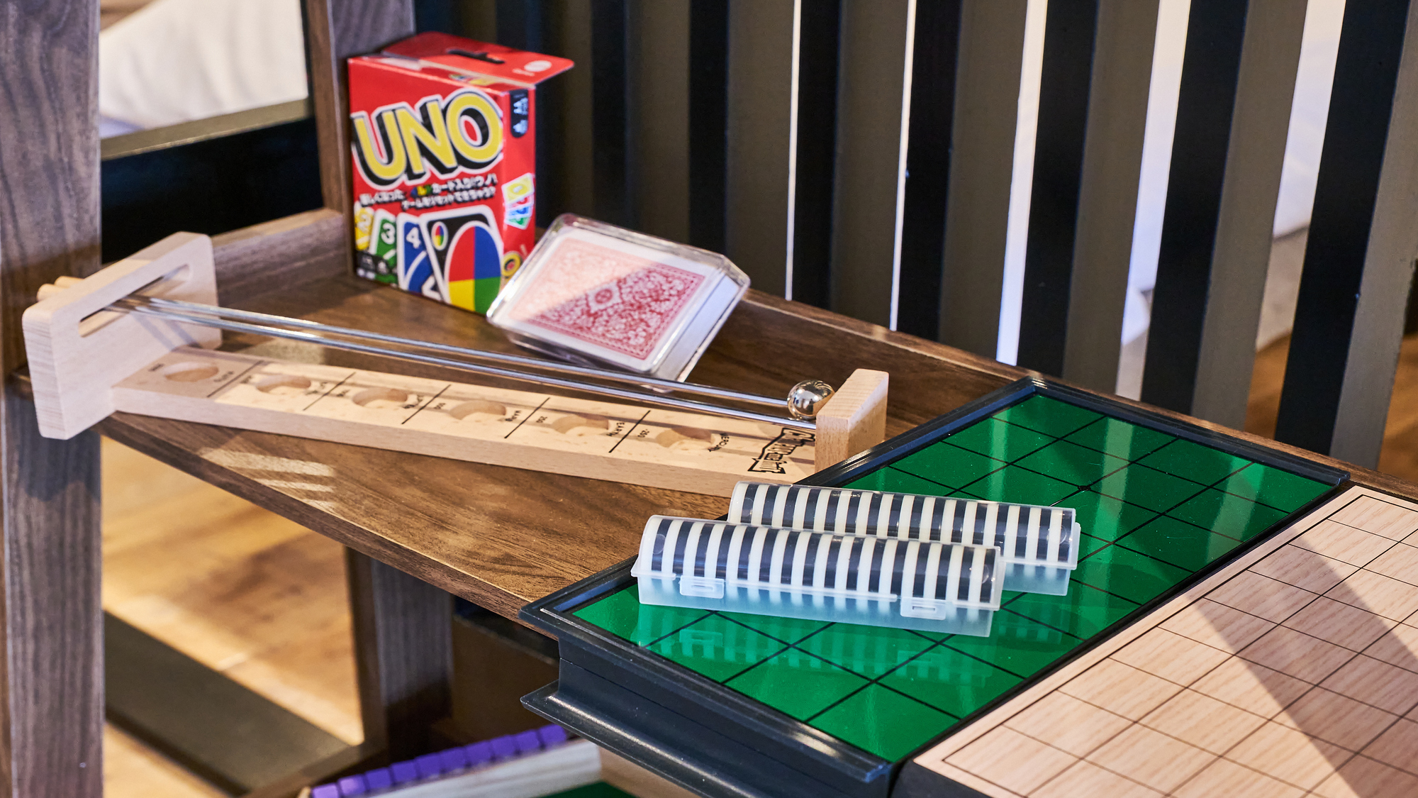UNOやトランプ、オセロなど楽しいゲームも遊び放題！