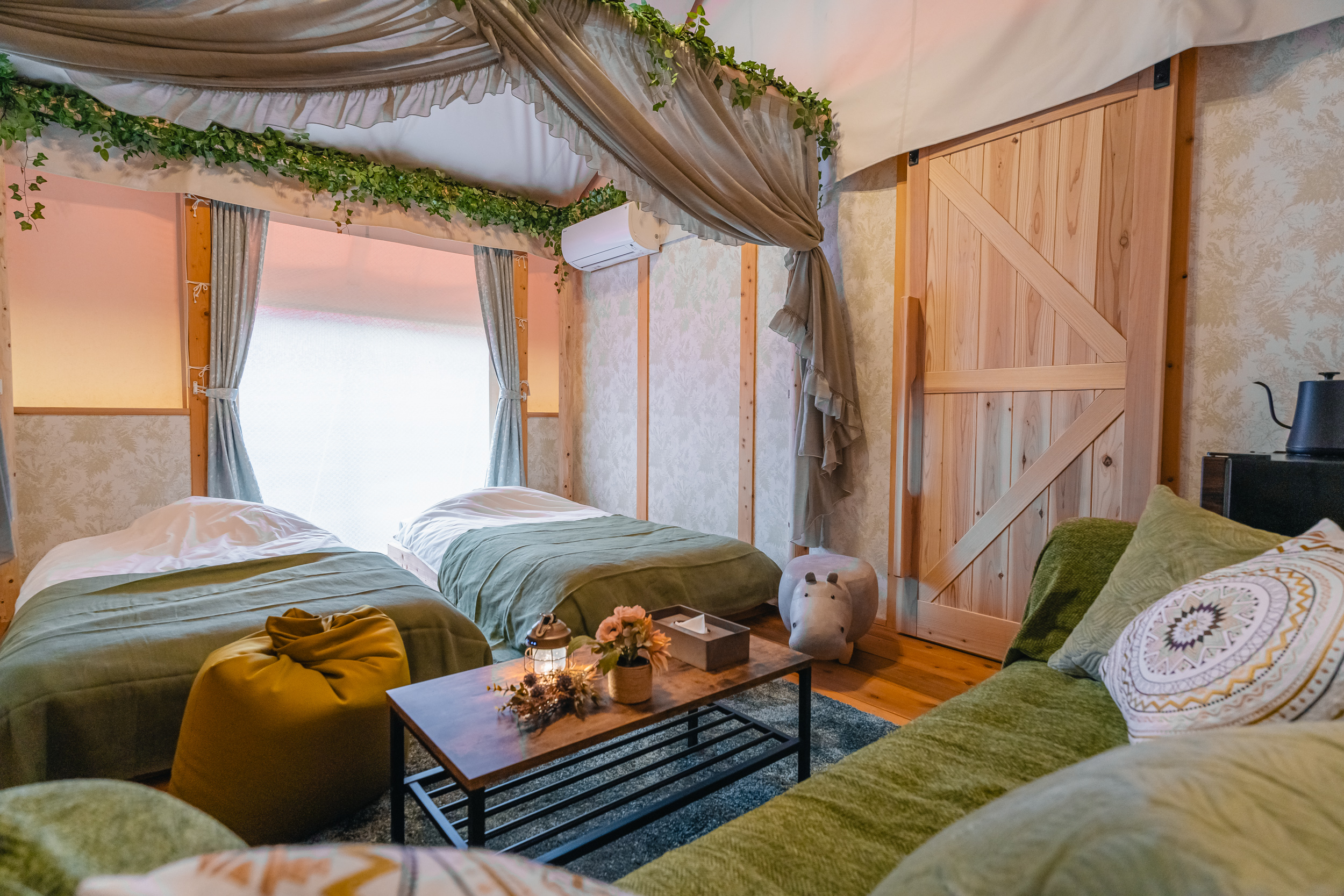 グランピング　ツインルーム