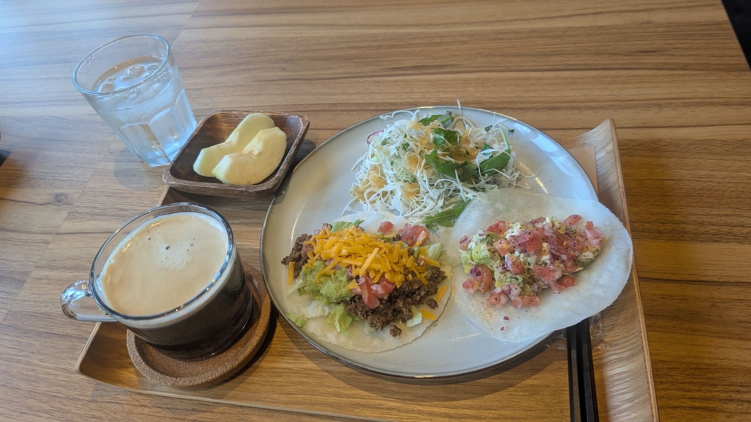 朝食（タコスセットorおにぎり定食）付きプラン