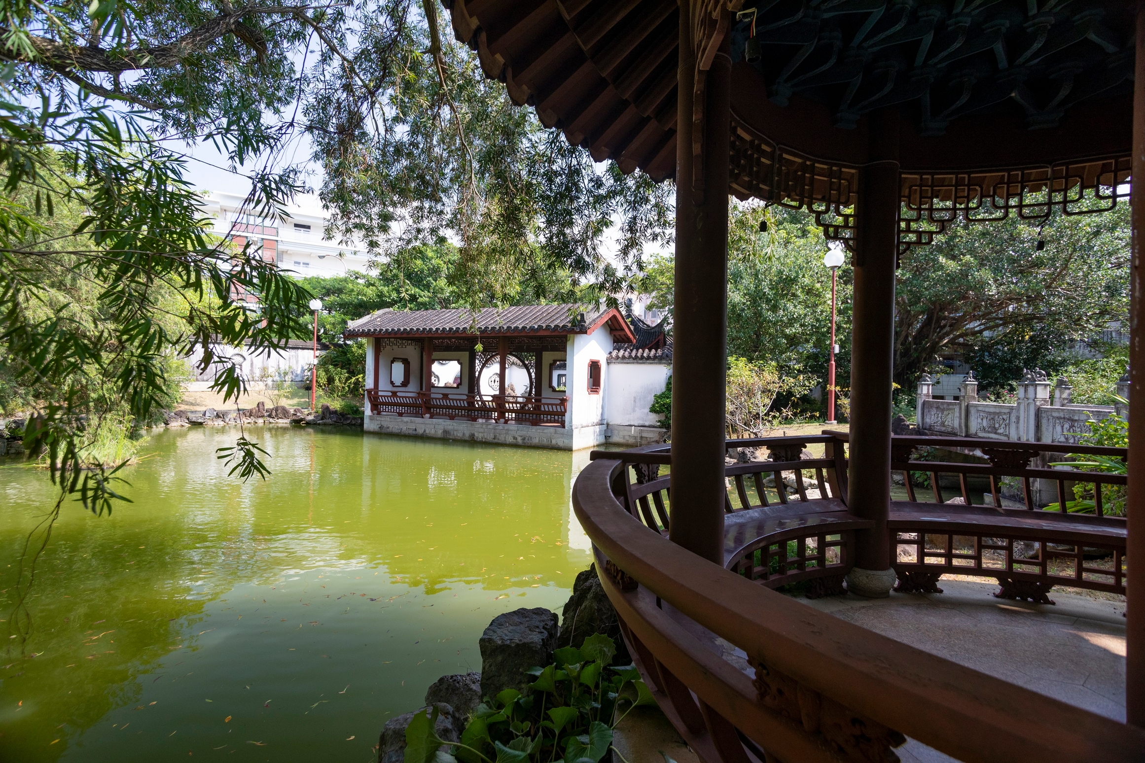 【福州園】ホテルから徒歩でで10分