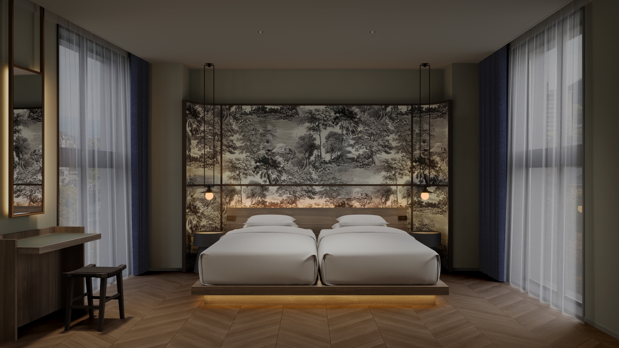 202_ベッドルーム（パースイメージ）