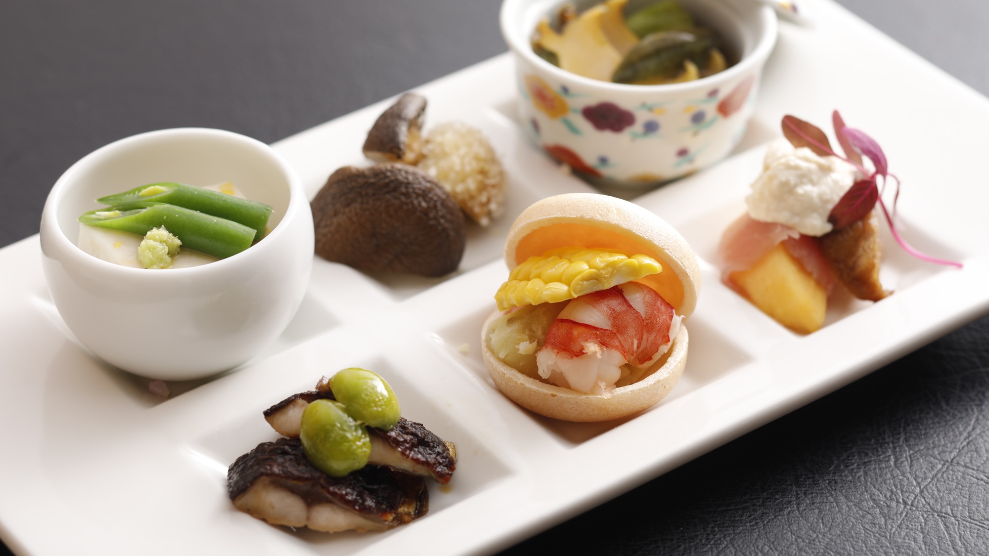 *【夕食一例】姉妹館・御幸荘花結びでお召し上がりいただきます
