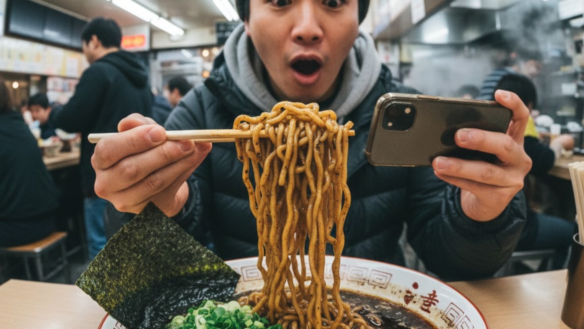 富山ブラックラーメン！真っ黒なスープが有名なご当地ラーメンです