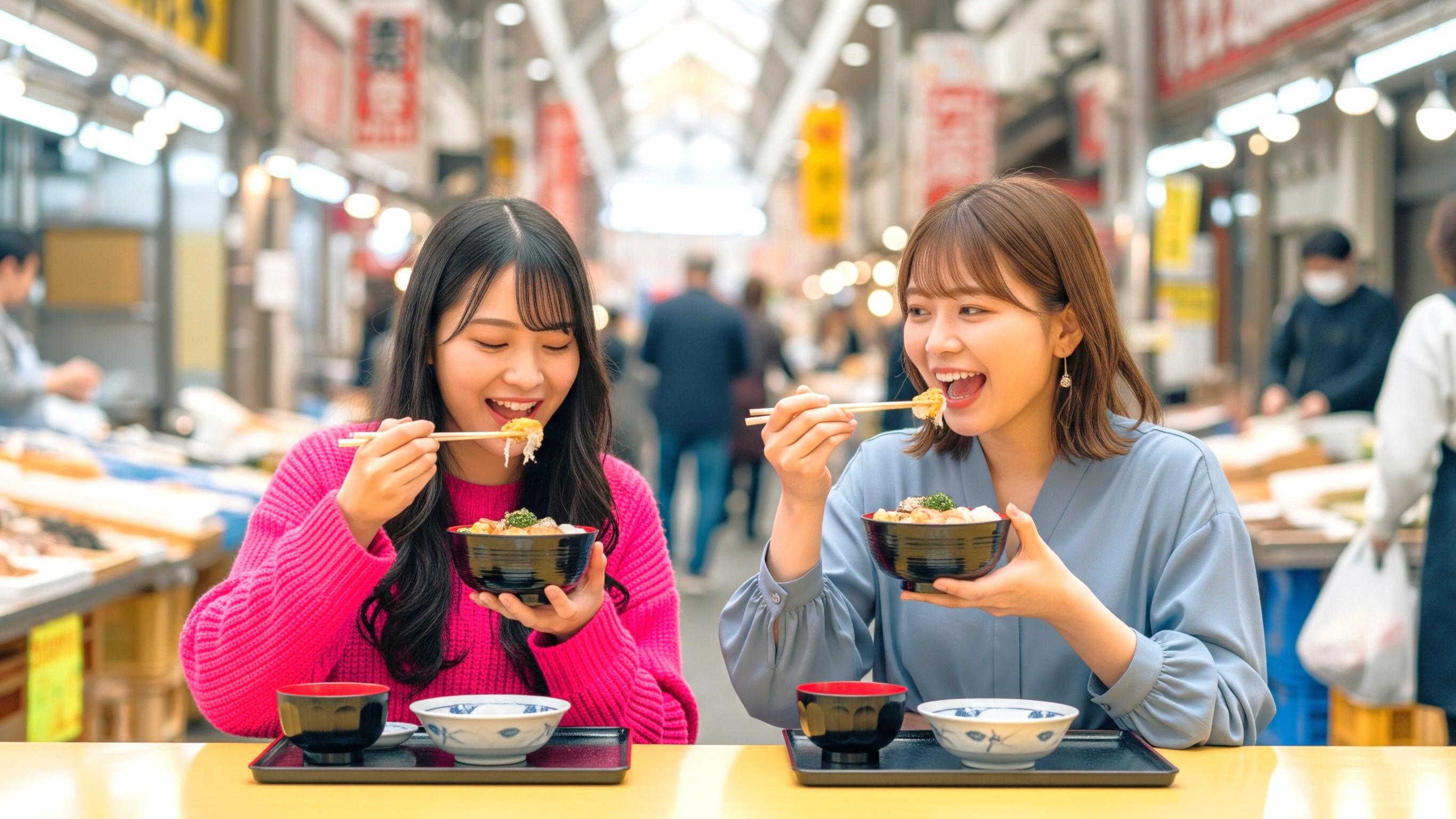 ここでしか会えない本場の海鮮丼を富山で