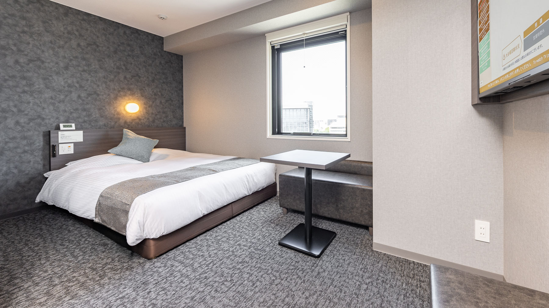 13平米, ベッドサイズ150cm幅