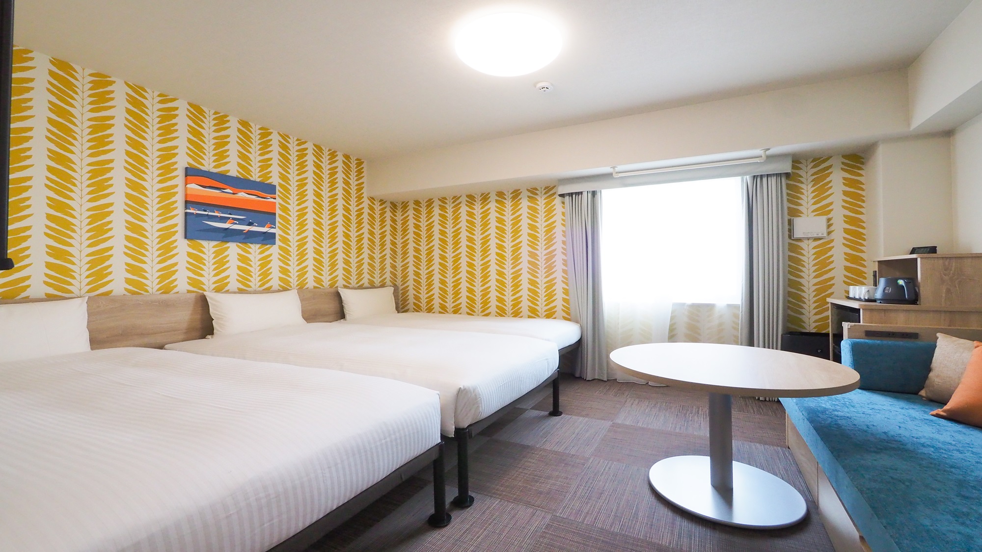 和モダンファミリールーム 洗濯機・レンジ付き（3名利用時）