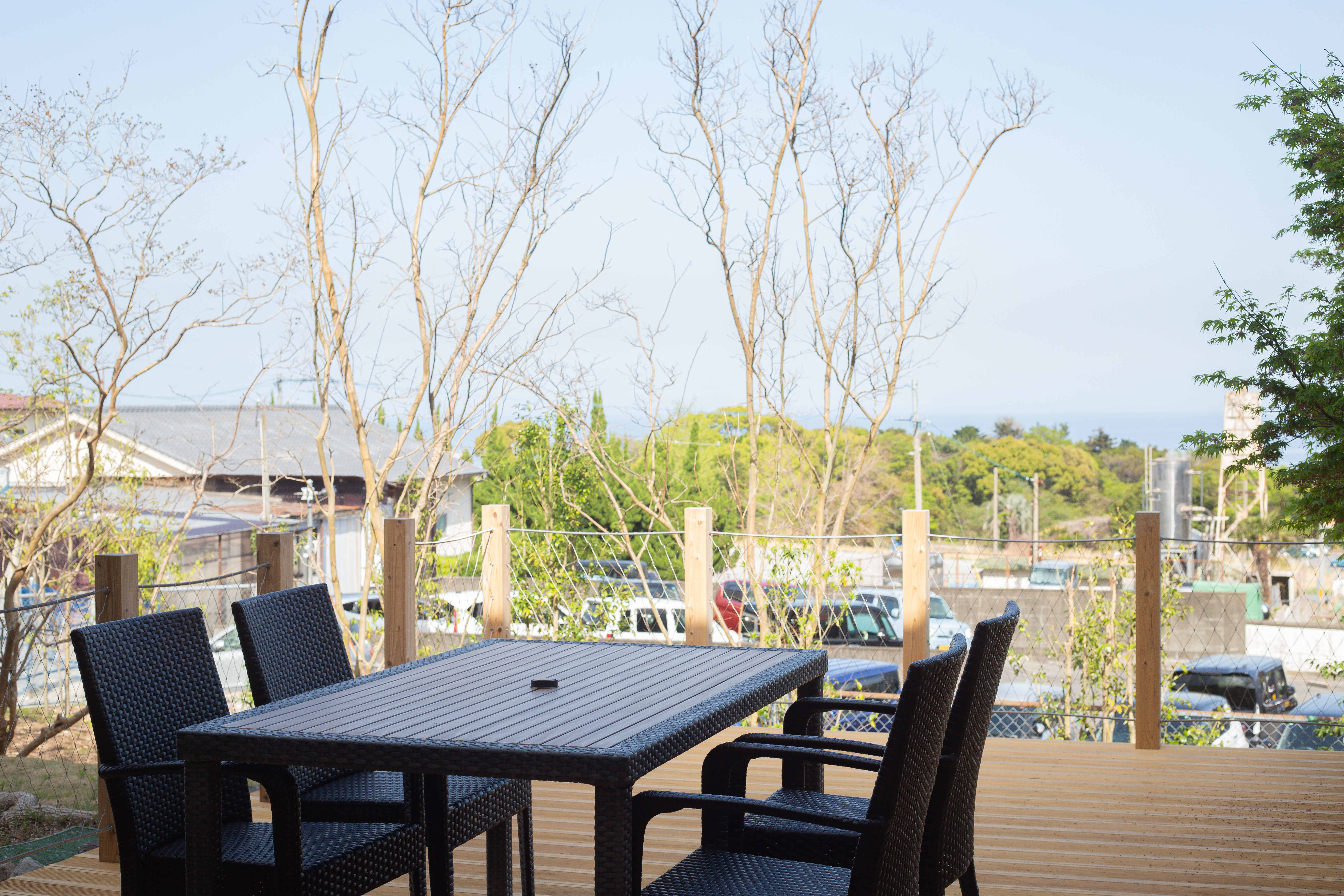宿泊者限定！別府湾を望む絶景テラス