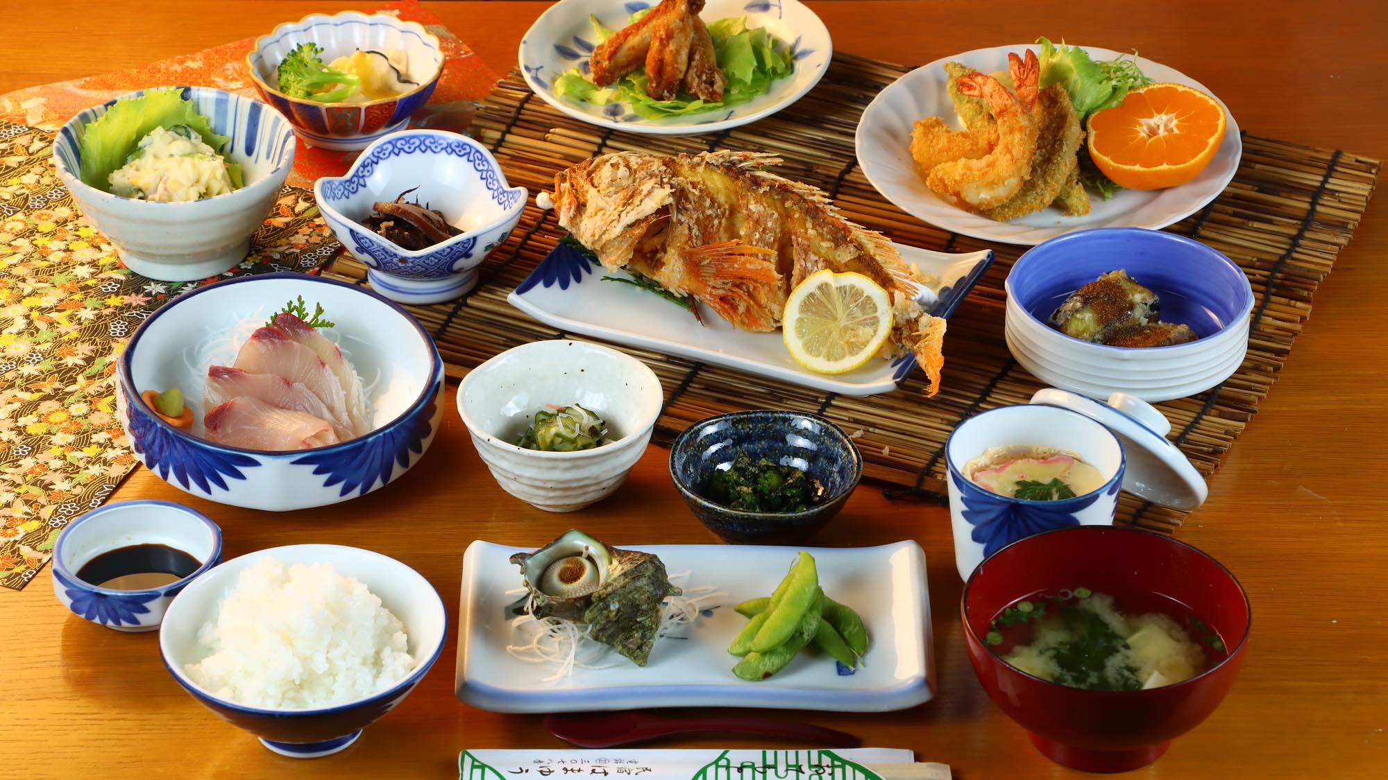【1泊夕食付】平戸といえば豊富な海産物☆名物の『あらかぶ一本揚げ』など平戸産の魚介がたんまりコース