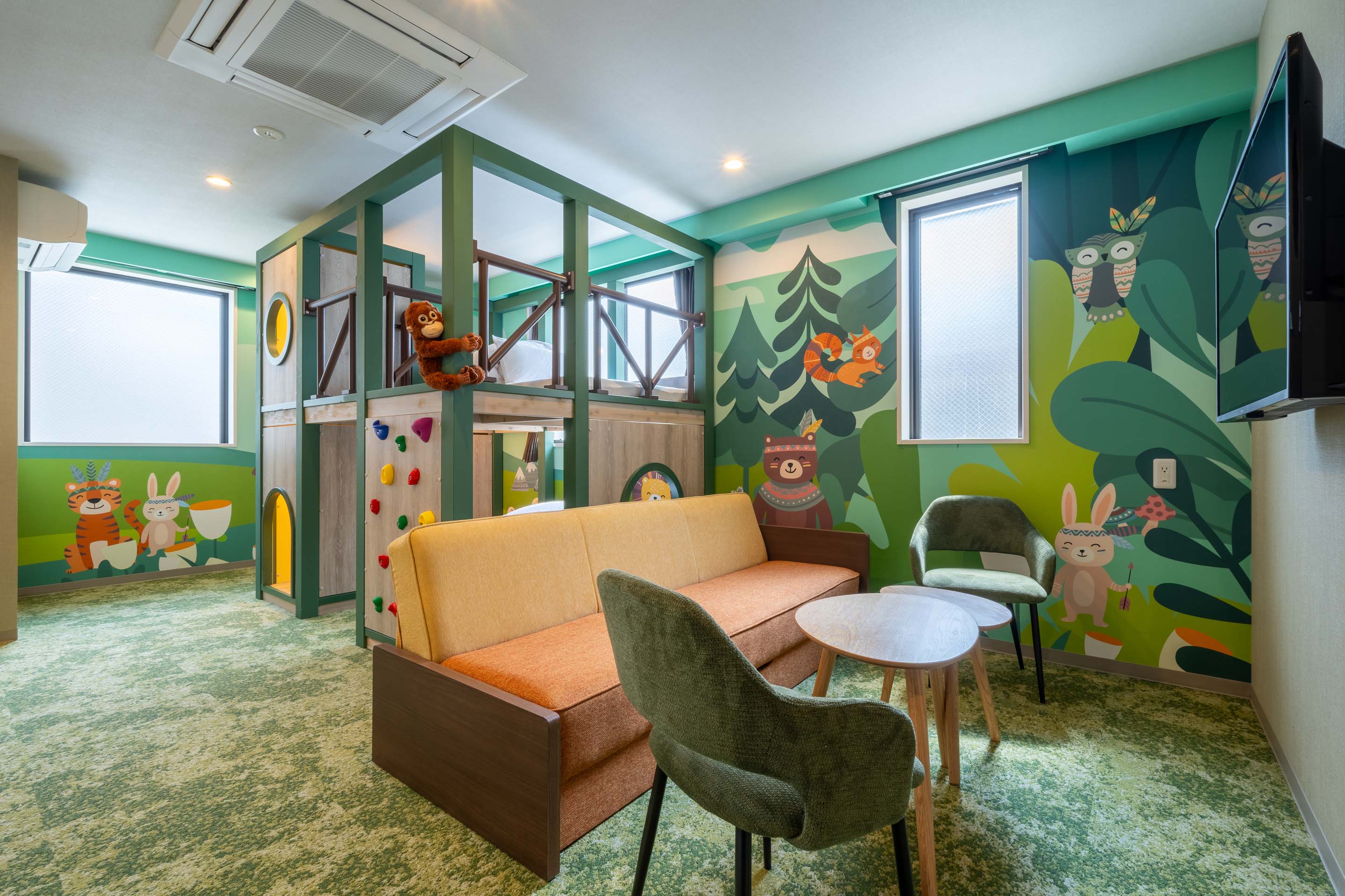 森のお部屋　ファミリールーム | セーフティボックス (室内)、WiFi (無料)