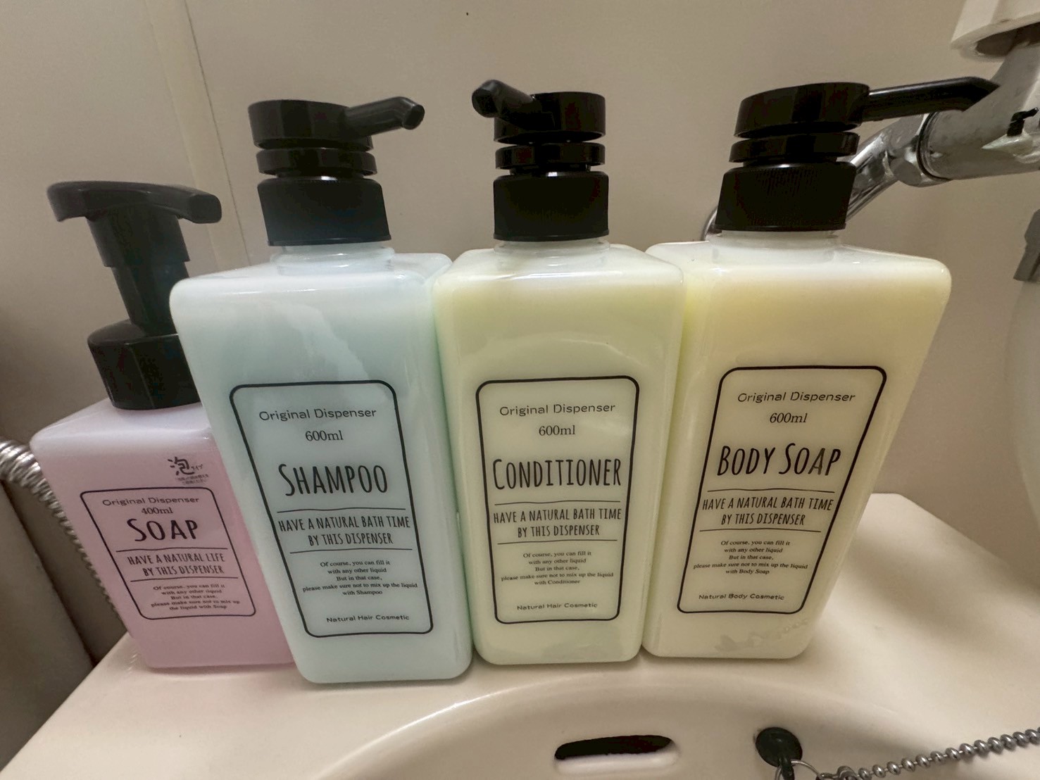 シャンプー　コンディショナー　ハンドソープ等