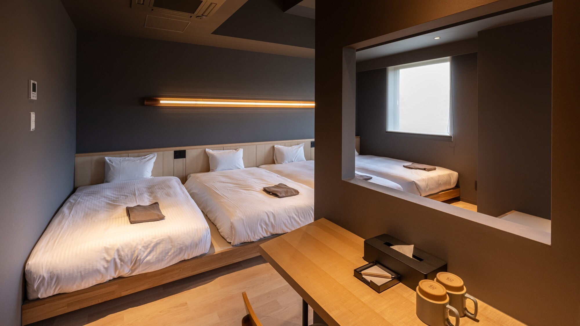 【1室限定】【グループルーム】 最大6名様でのご宿泊が可能な広々フォースルームです