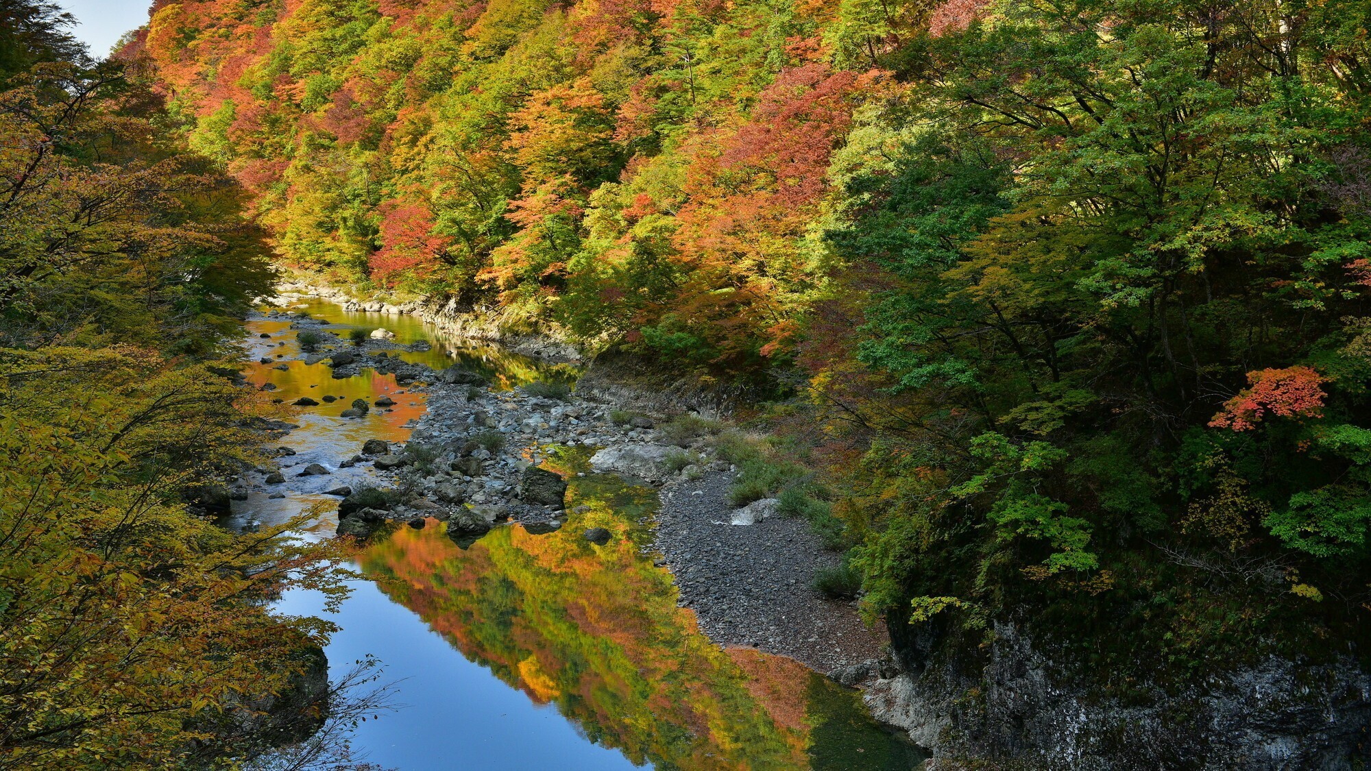 ■周辺観光｜紅葉の名所『抱返り渓谷』
