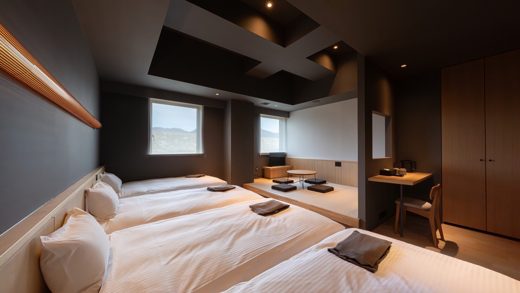 【1室限定】【グループルーム】 最大6名様でのご宿泊が可能な広々フォースルームです