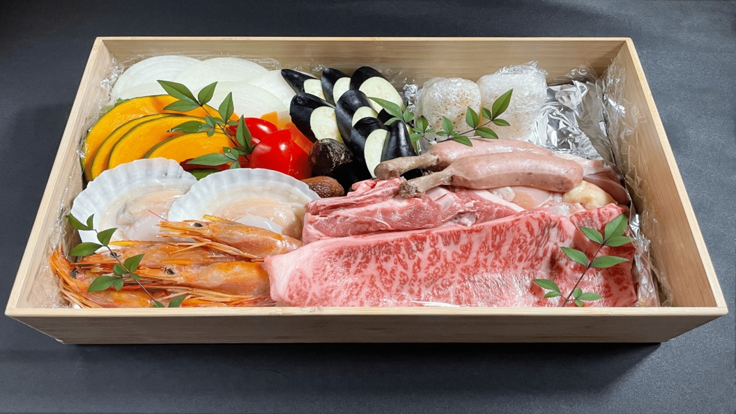 【豪華BBQ食材付き】BBQ食材付きプラン（夕食/朝食付き）