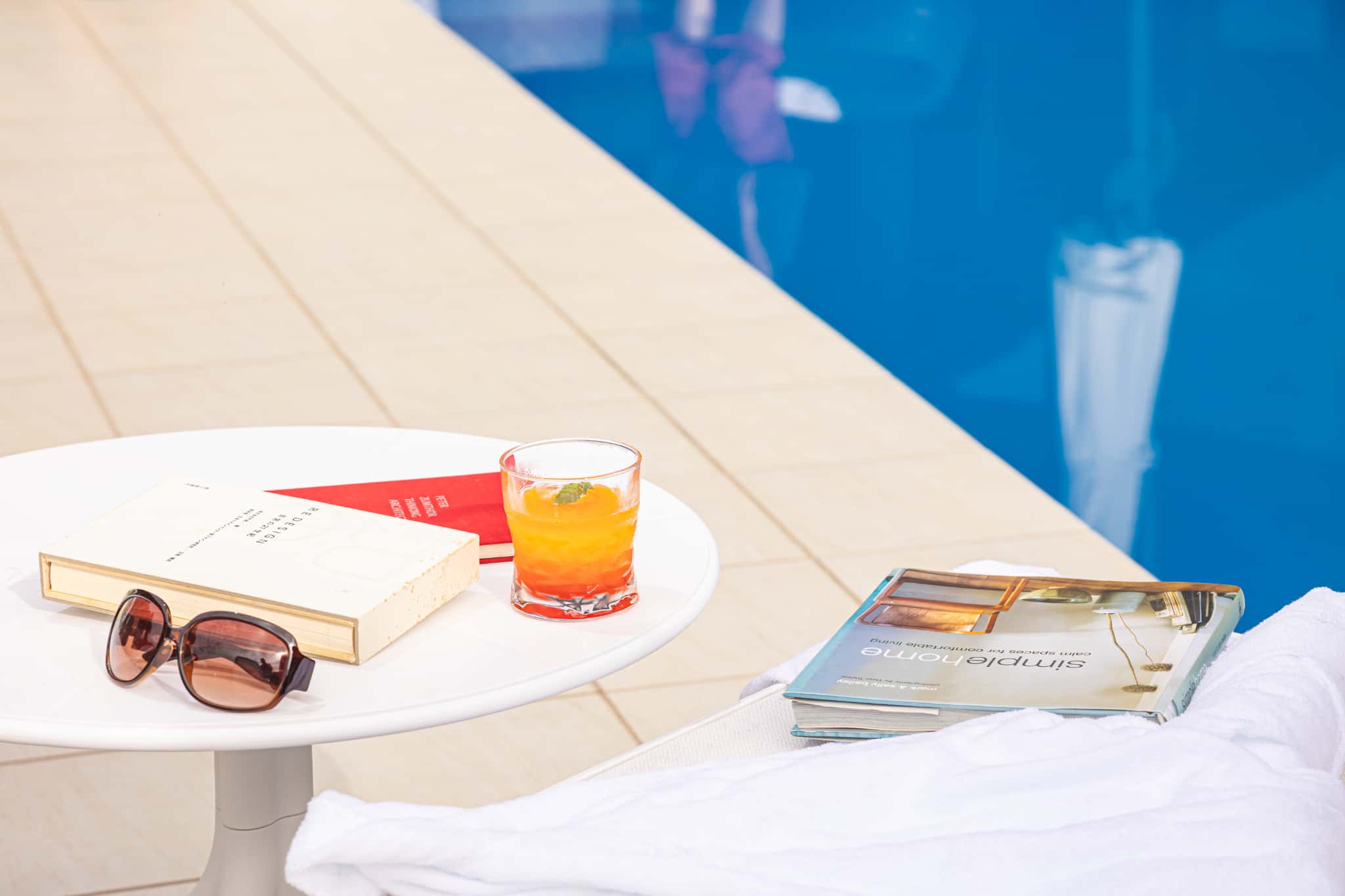 南国リゾート気分を味わえるテラス席