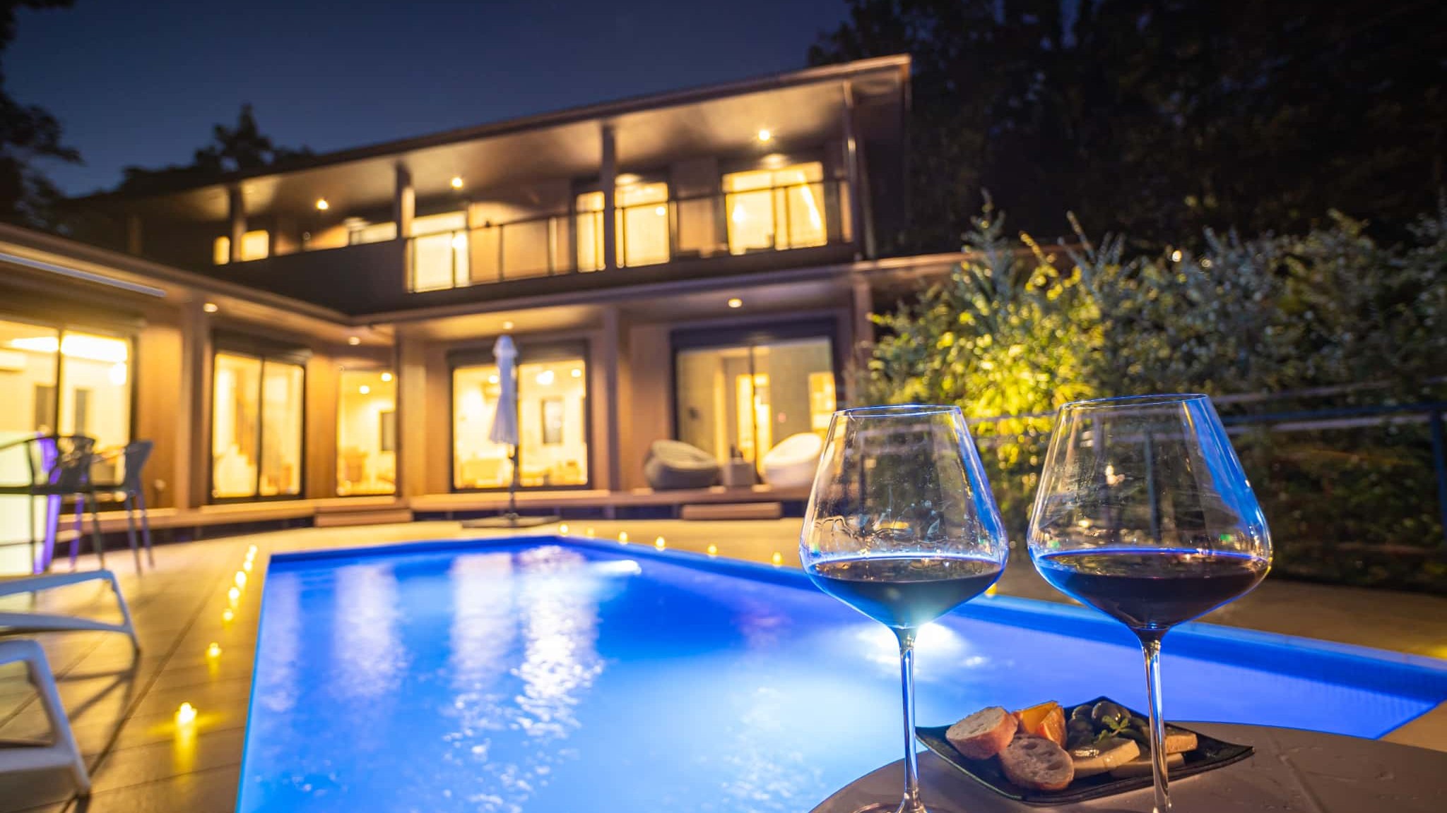 非日常感を楽しめる贅沢な空間