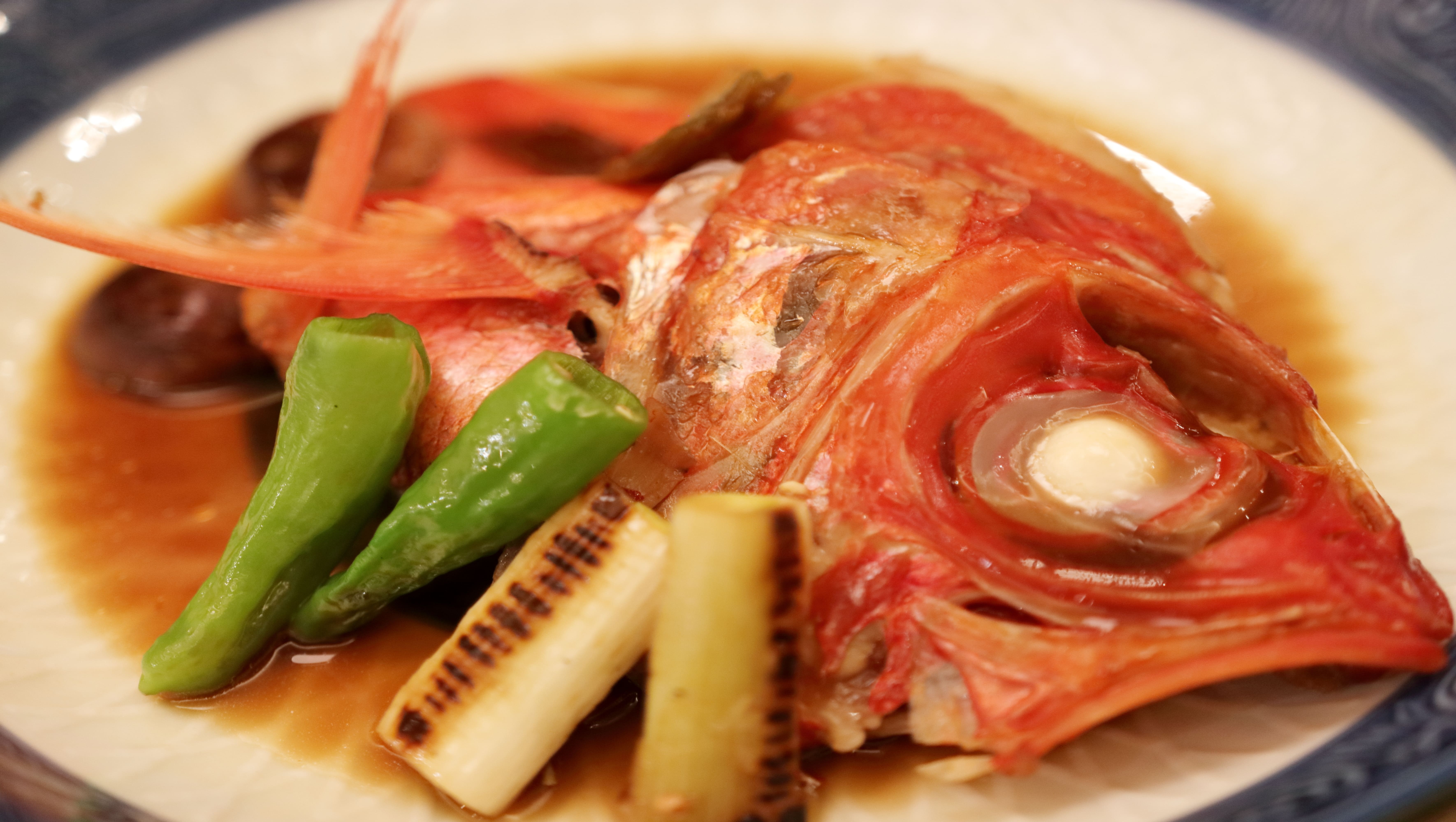 出張シェフが作る金目鯛の煮付け