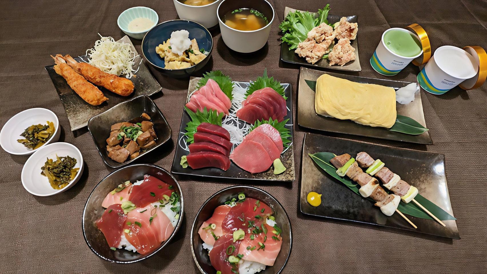 ＜夕食付き＞『静岡といえば鮪！』地元の人気食堂「蒲原館」にて極上鮪の和食コースを堪能プラン☆彡