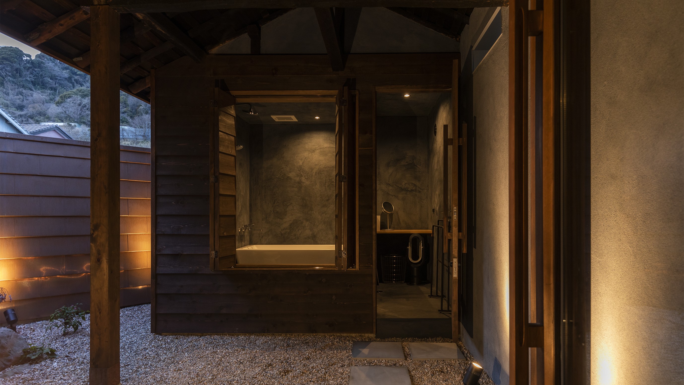 離れのお風呂場