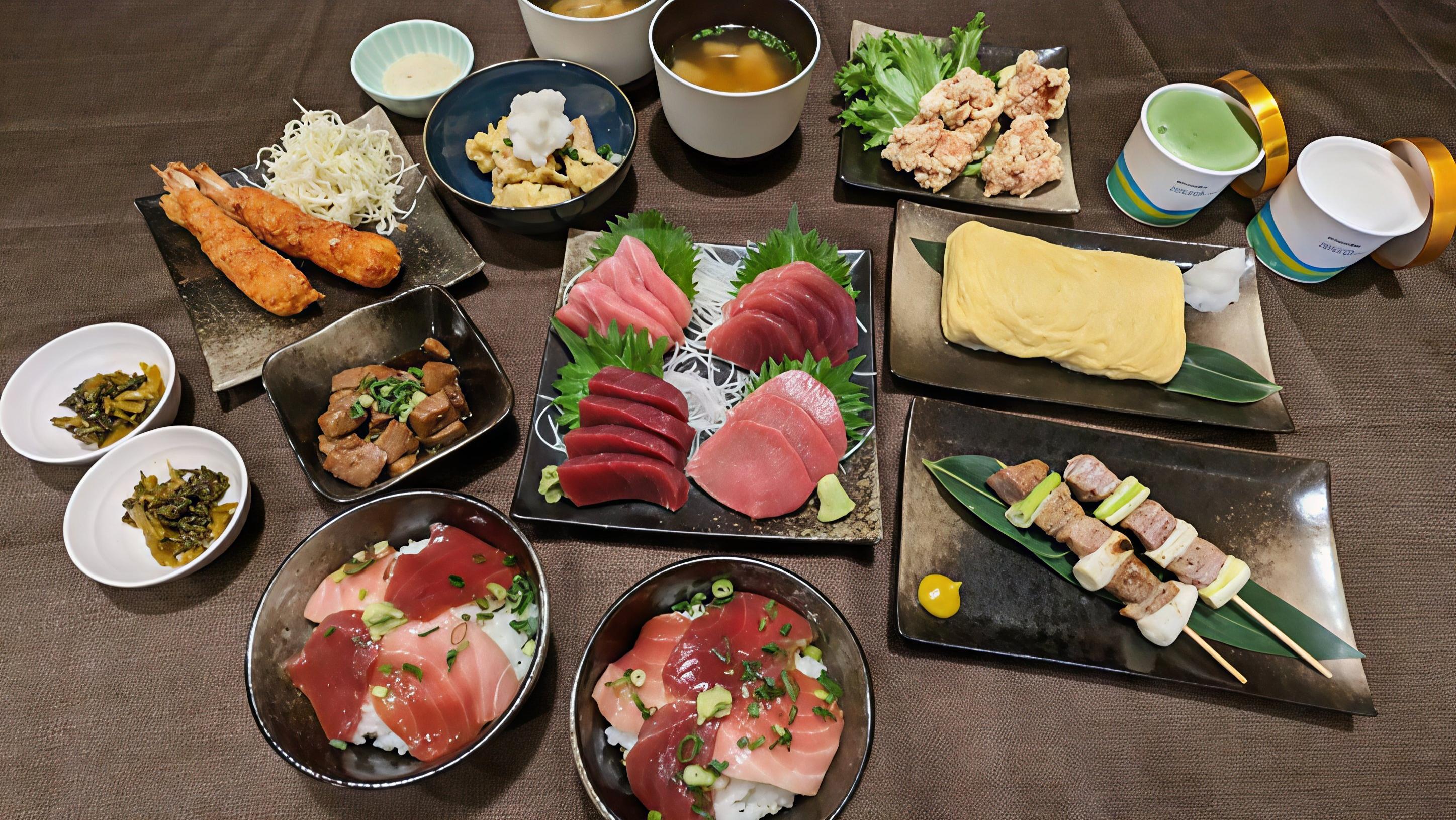 「蒲原館」のマグロづくしコース