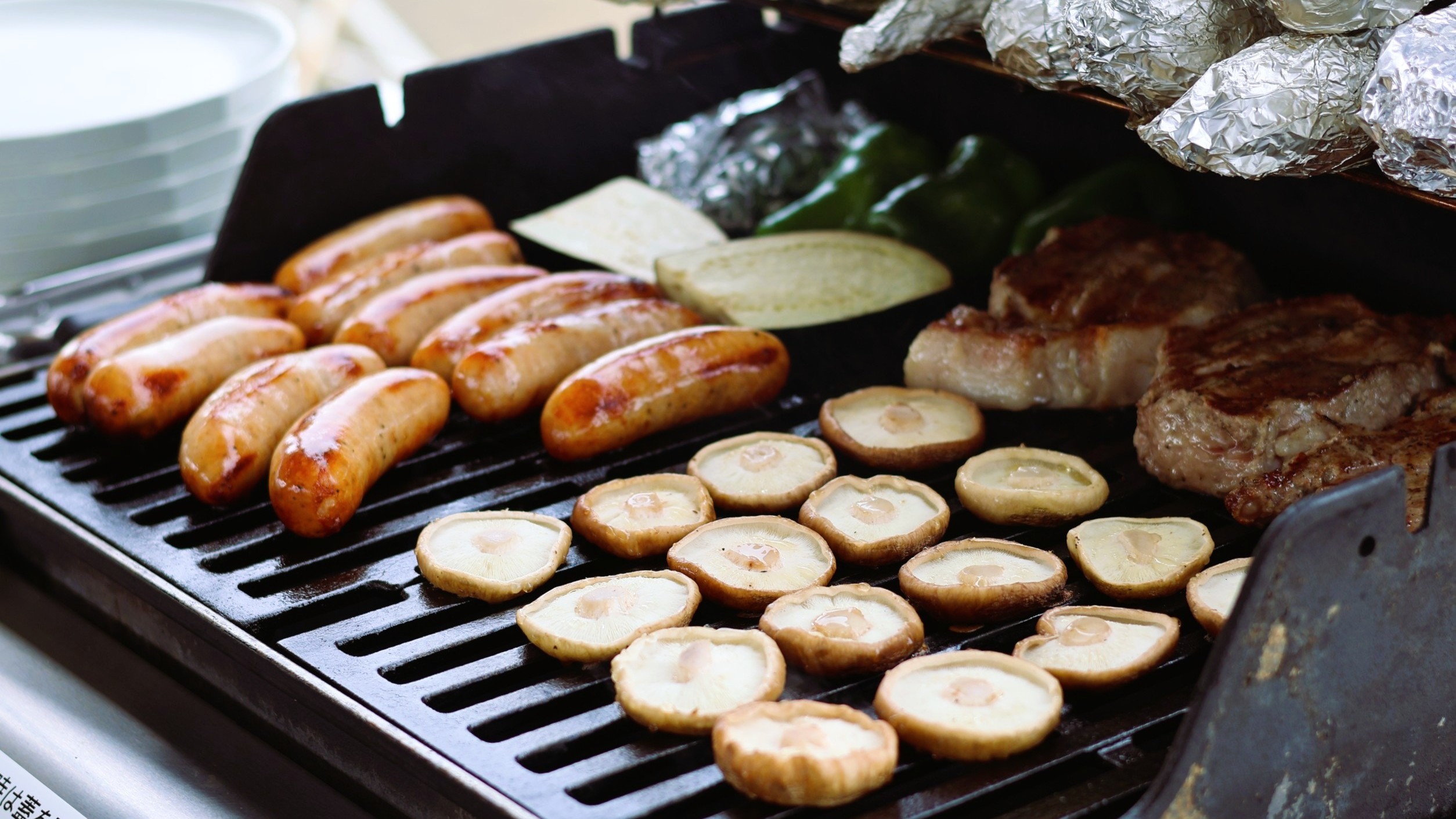 トライアルパーク蒲原でBBQ