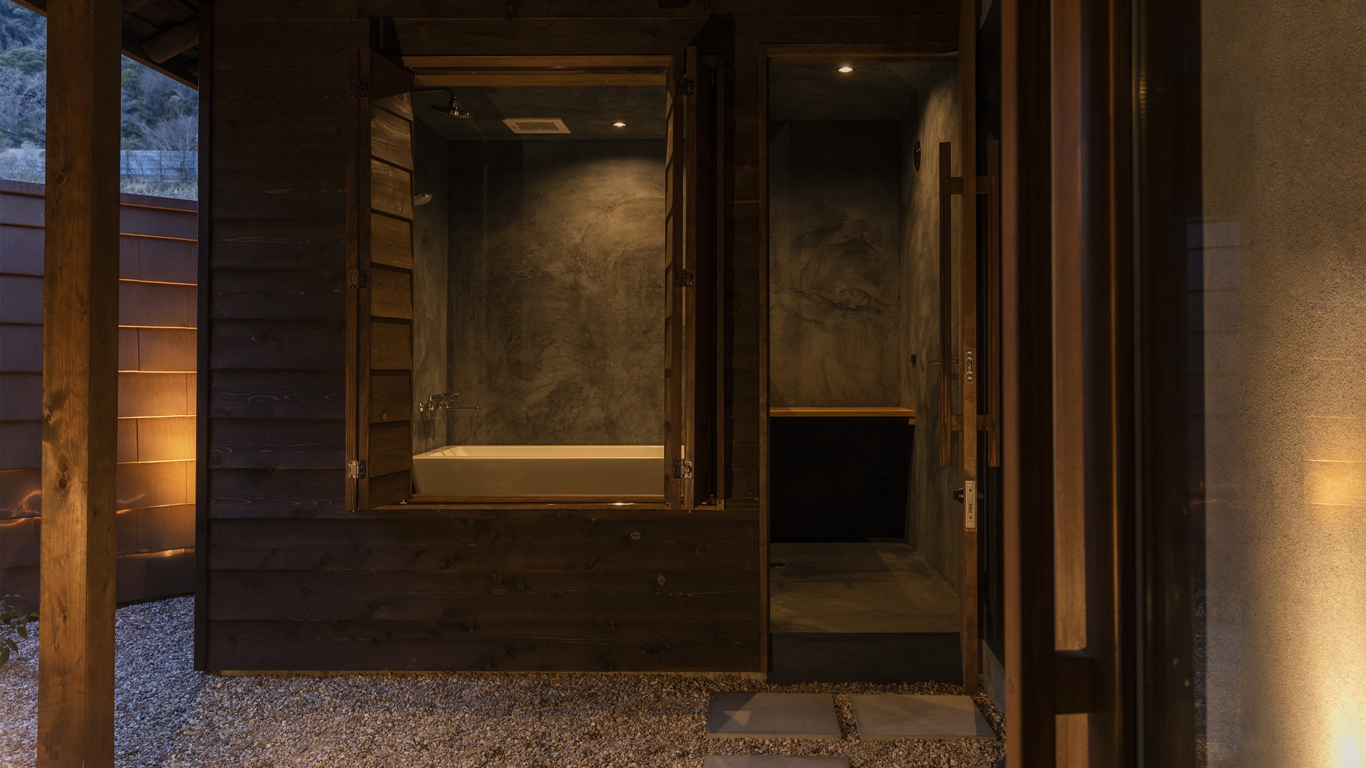 離れのお風呂場