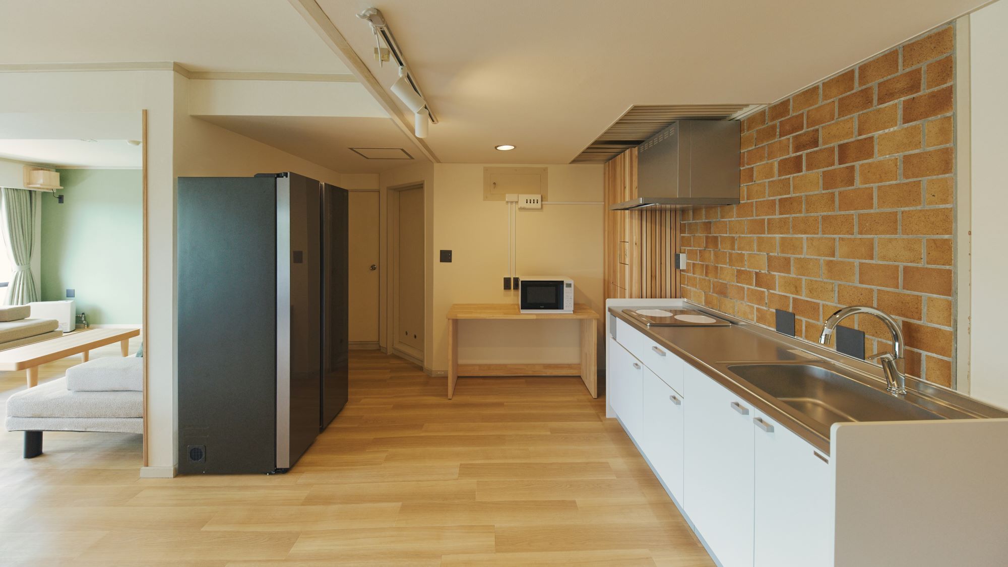 デラックスルーム／暮らすように泊まる、キッチンのあるお部屋