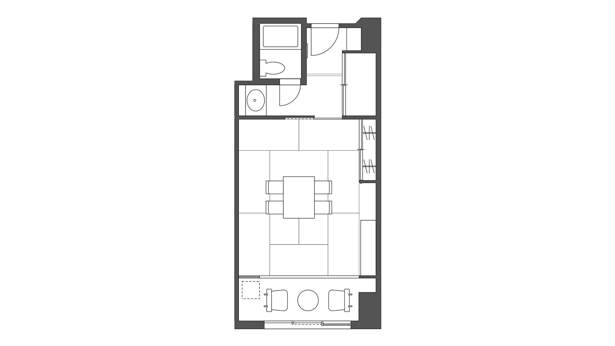 スーペリア(和室)｜客室レイアウト図