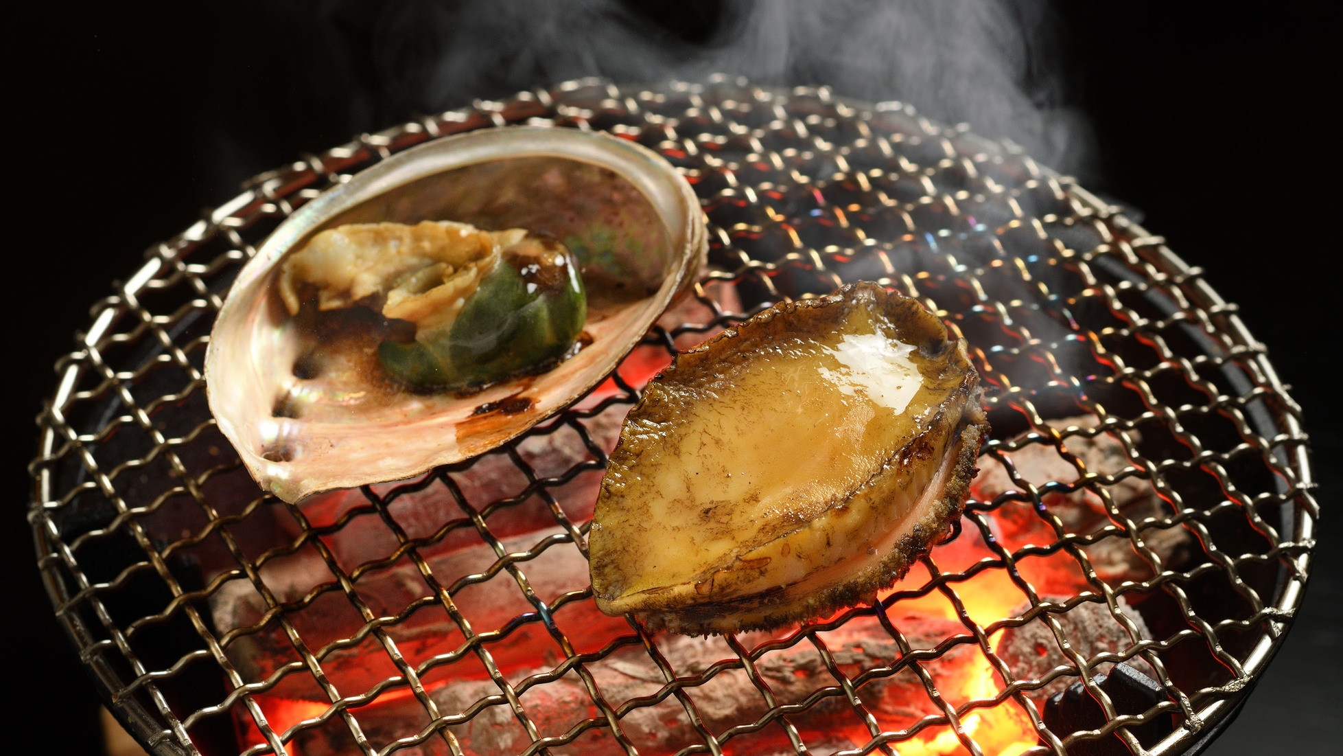 夕食はレストランで優雅に【春限定・季節のコース】北陸の幸「鮑＆甘海老＆厳選和牛」のぜいたく尽くし！