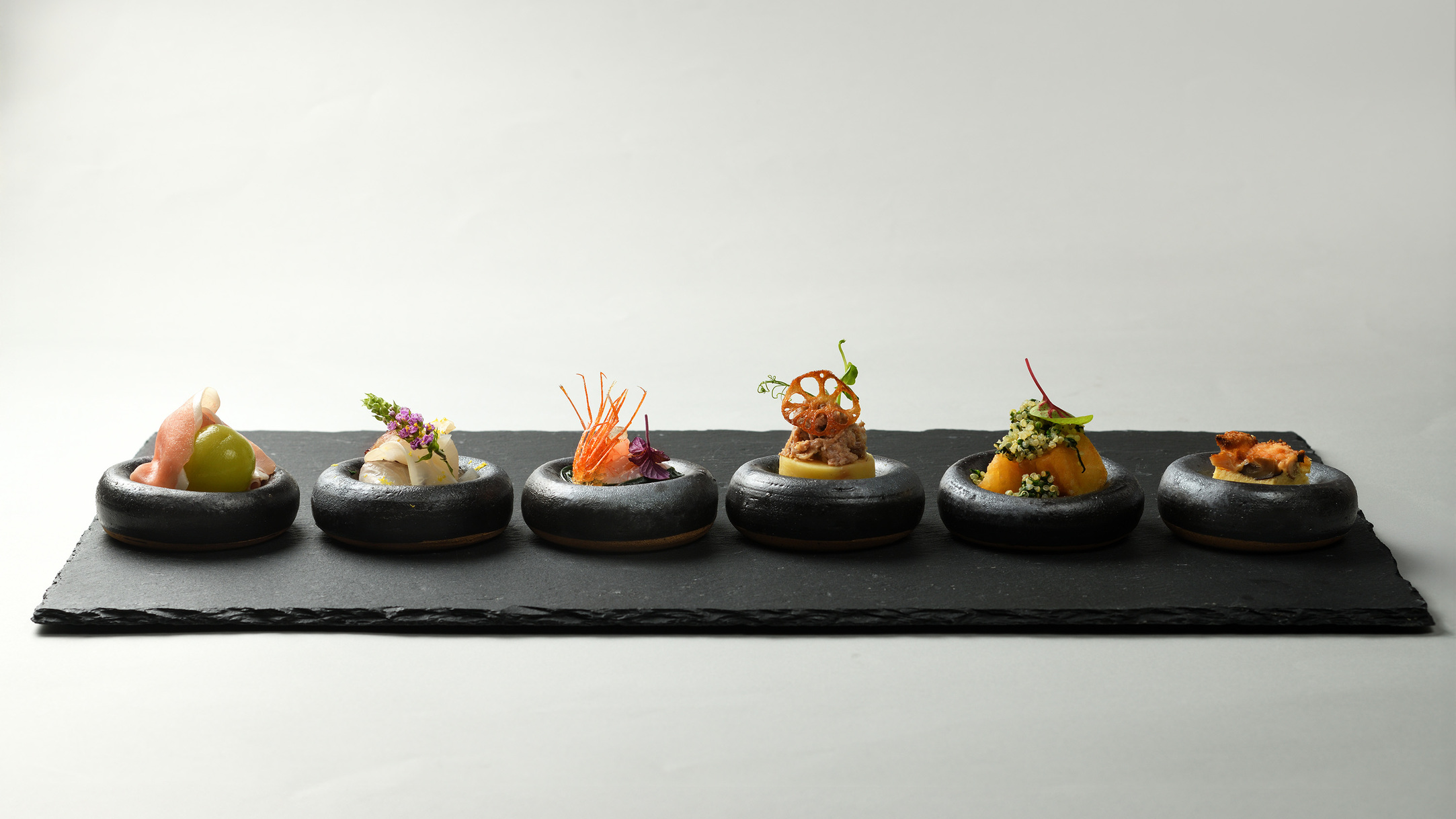 夕食(コースメニュー例)/前菜|北陸の旬の食材を活かした前菜※イメージ