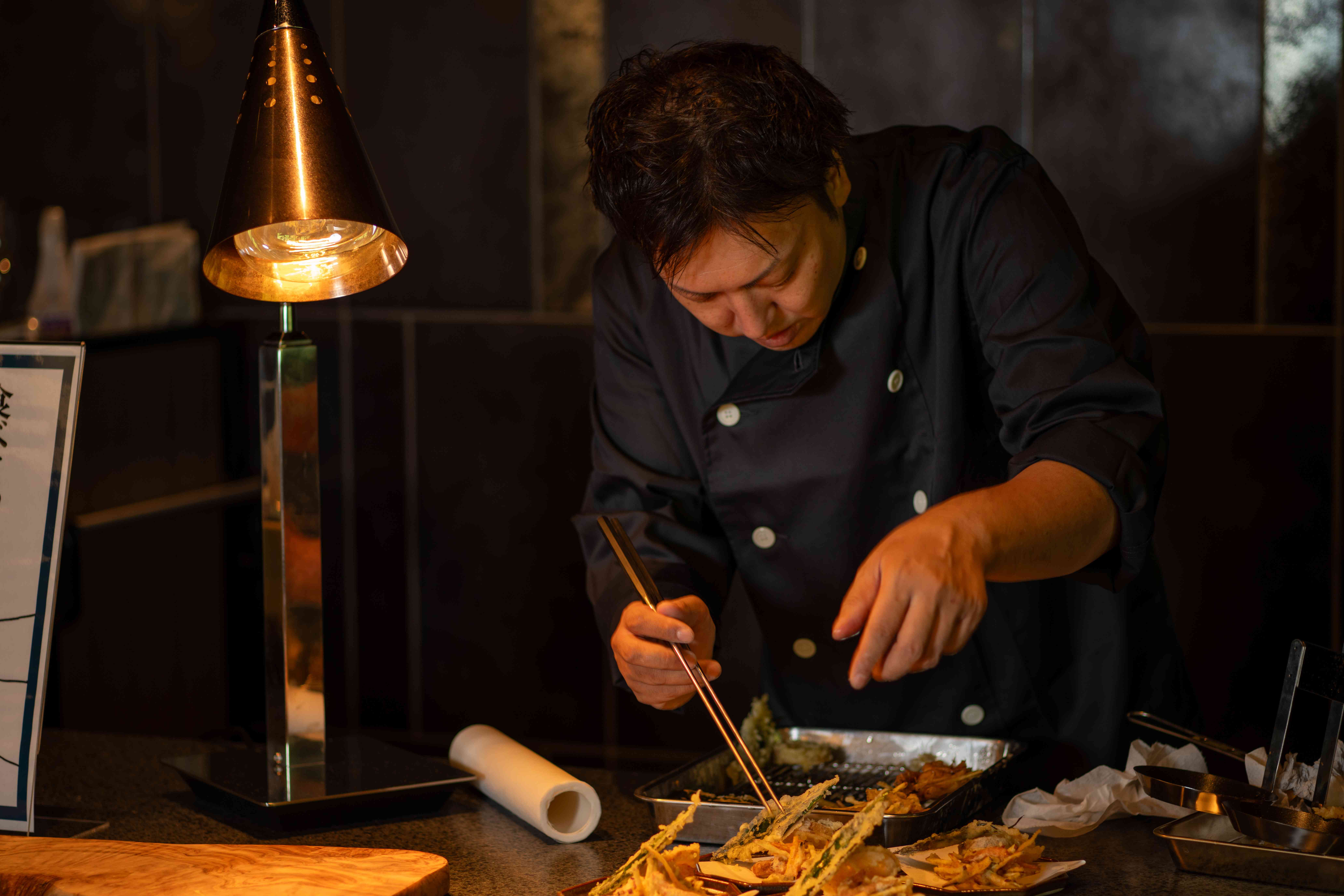 夕食ビュッフェ　ライブキッチン