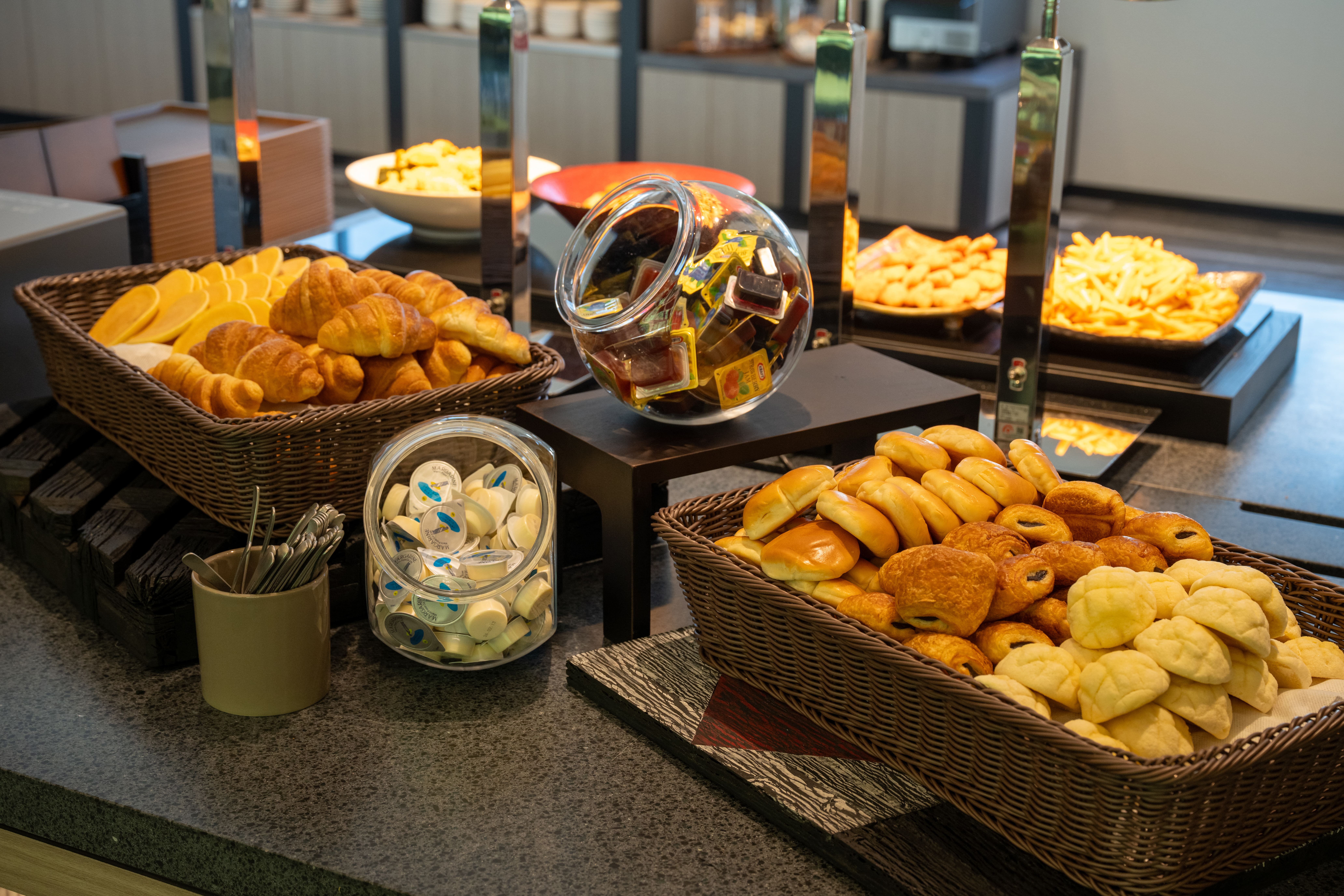 朝食ビュッフェ　一例