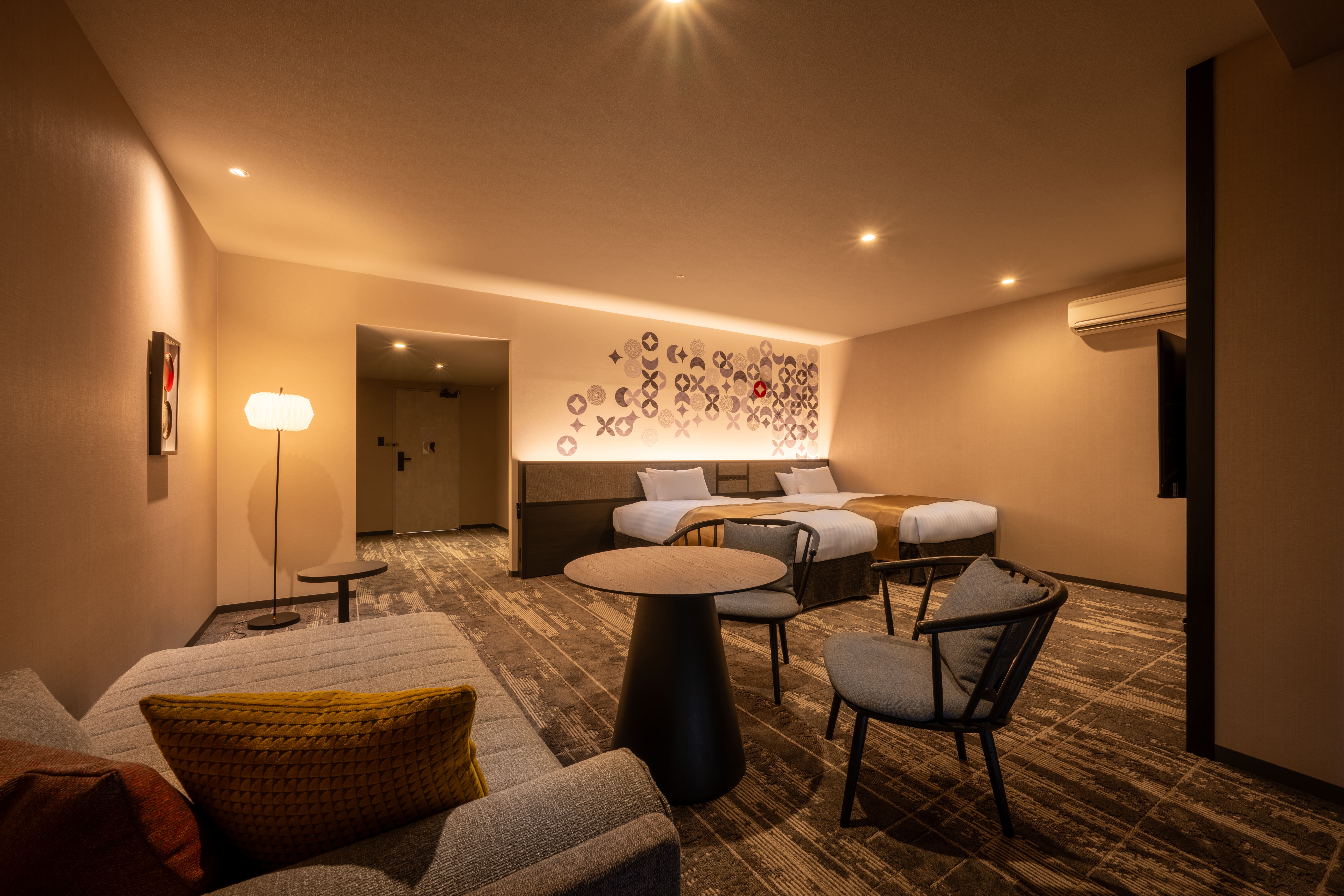 デラックス洋室　客室　夜