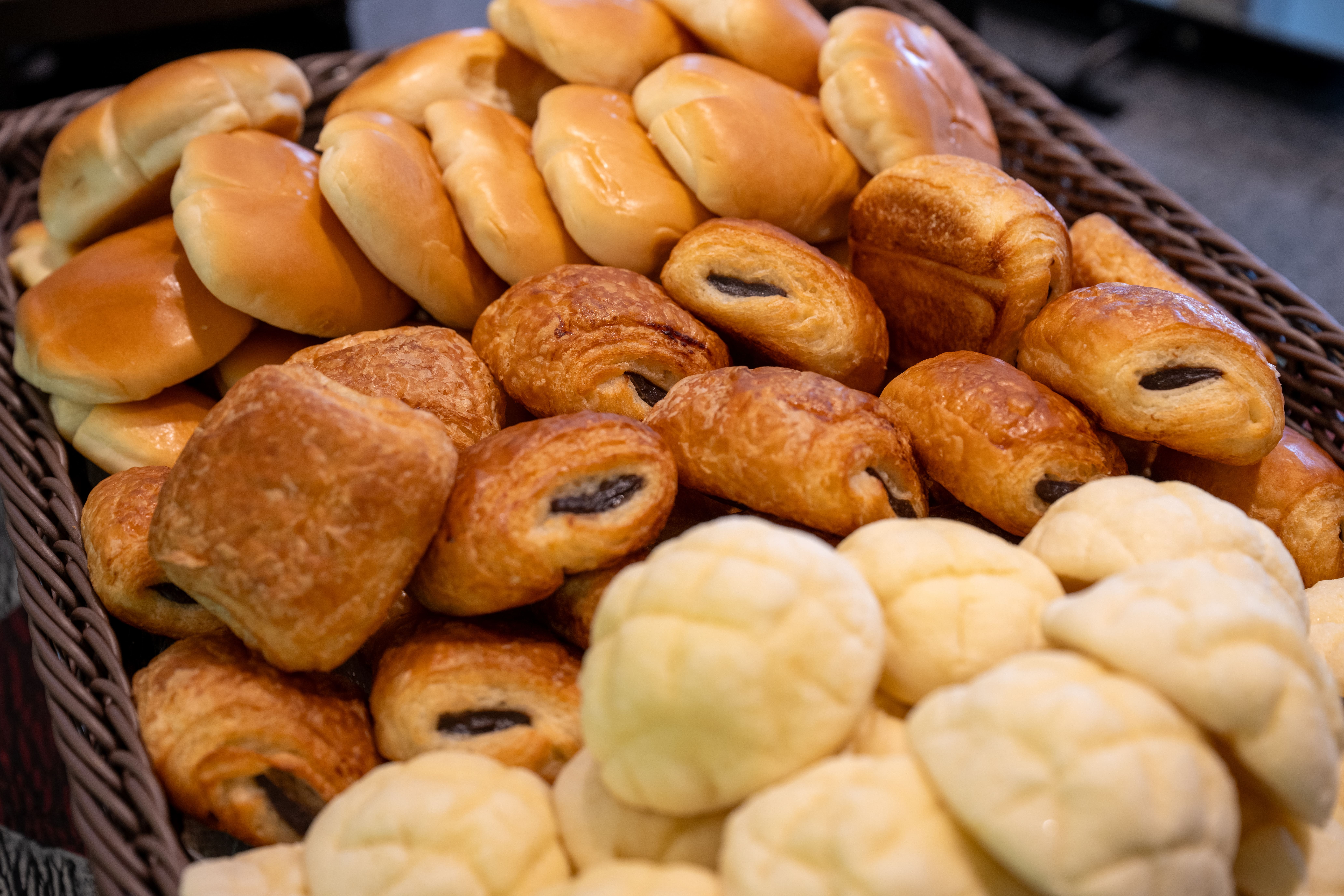 朝食ビュッフェ　一例