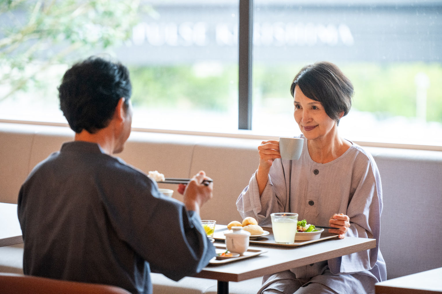 朝食ビュッフェ