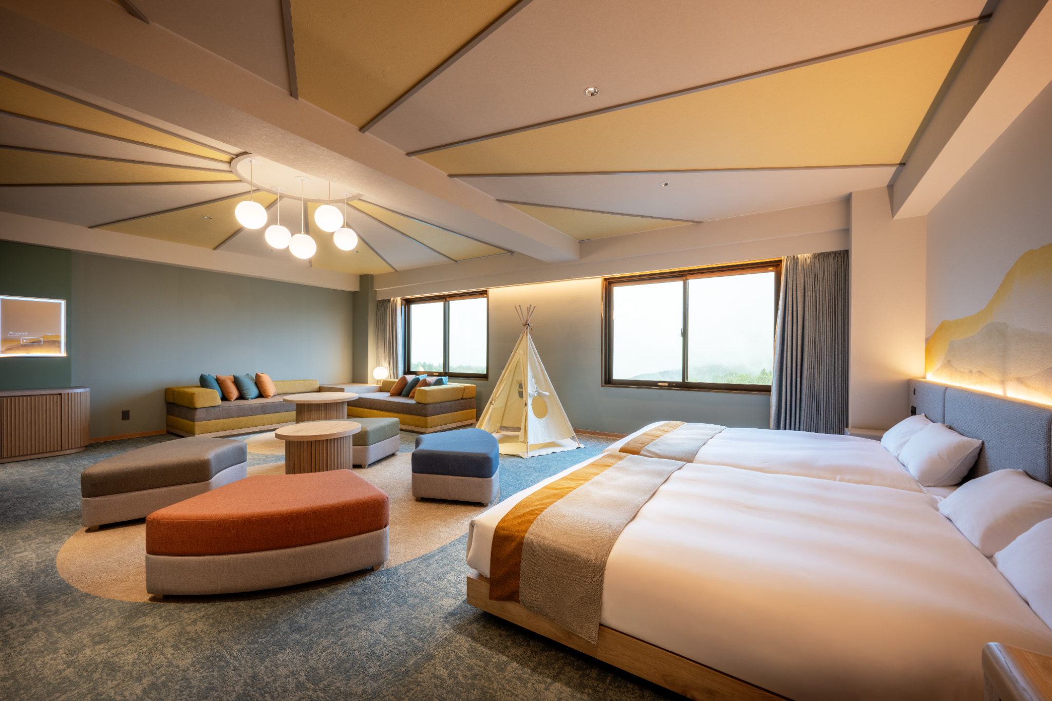 ファミリールーム太陽　客室内