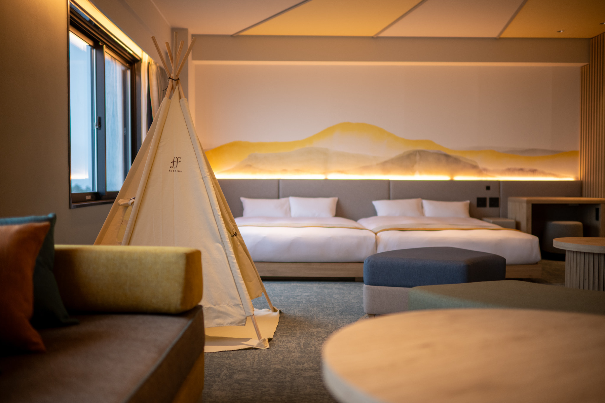 ファミリールーム太陽　客室内