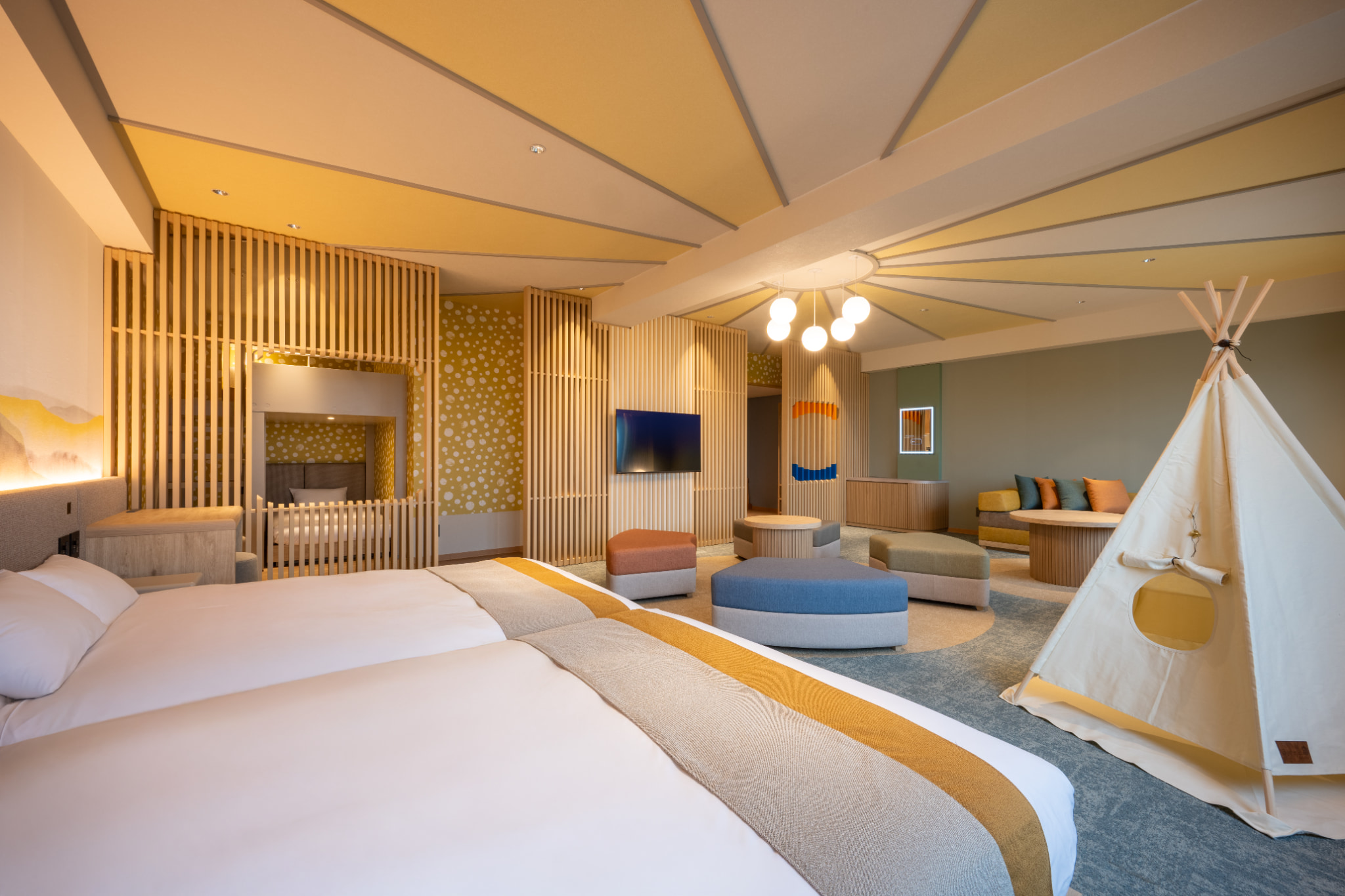 ファミリールーム太陽　客室内