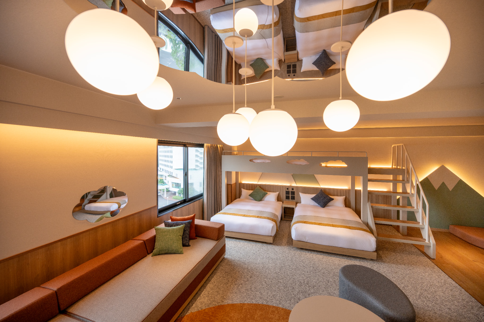 ファミリールーム空　客室内