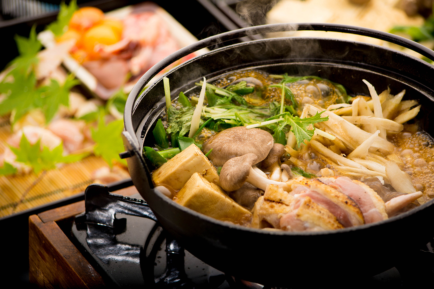 ■上林鶏のすき焼き■